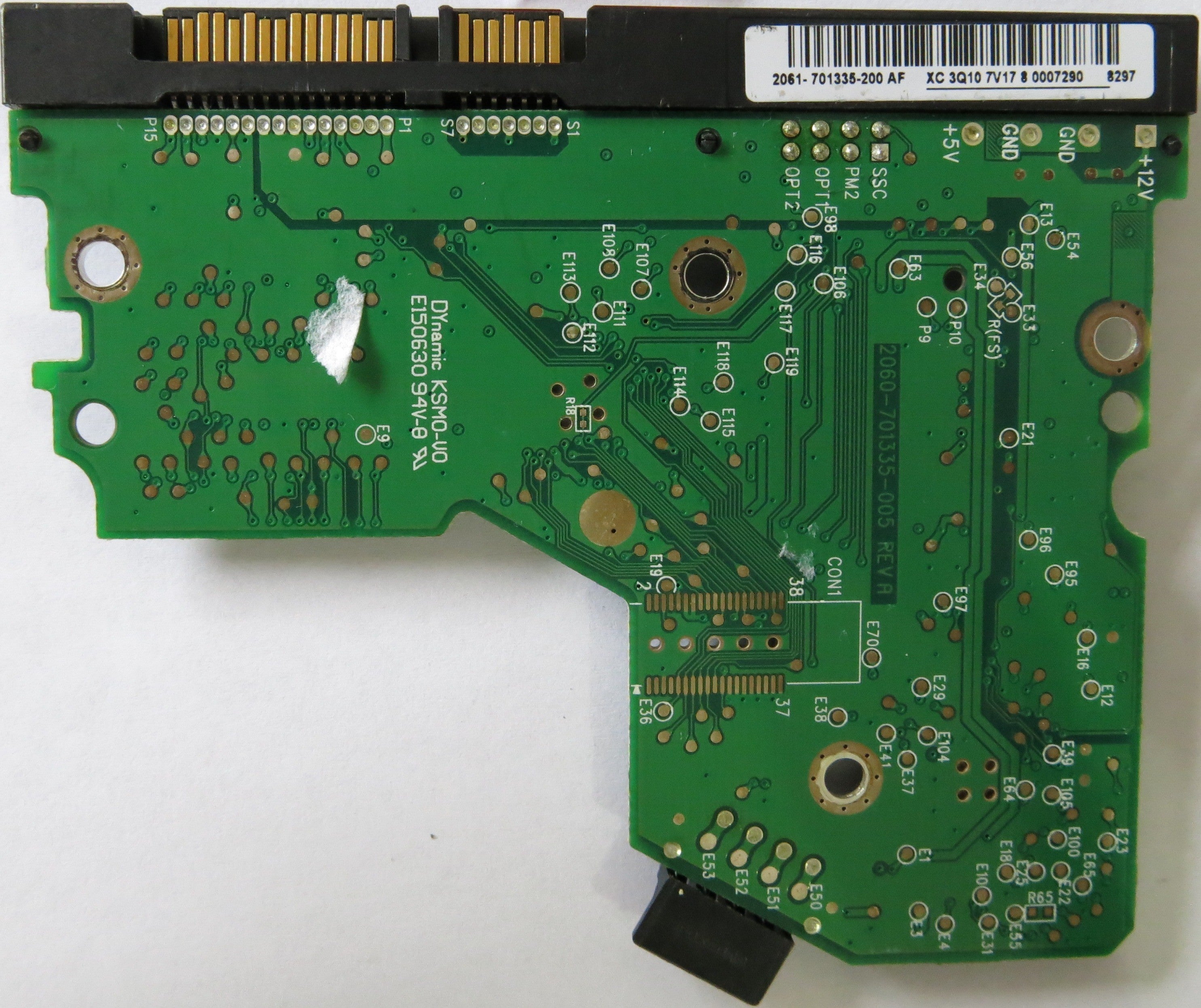 WESTER DIGITAL WD2500YS-01SHB1 PCB 2060-701335-005 REV A