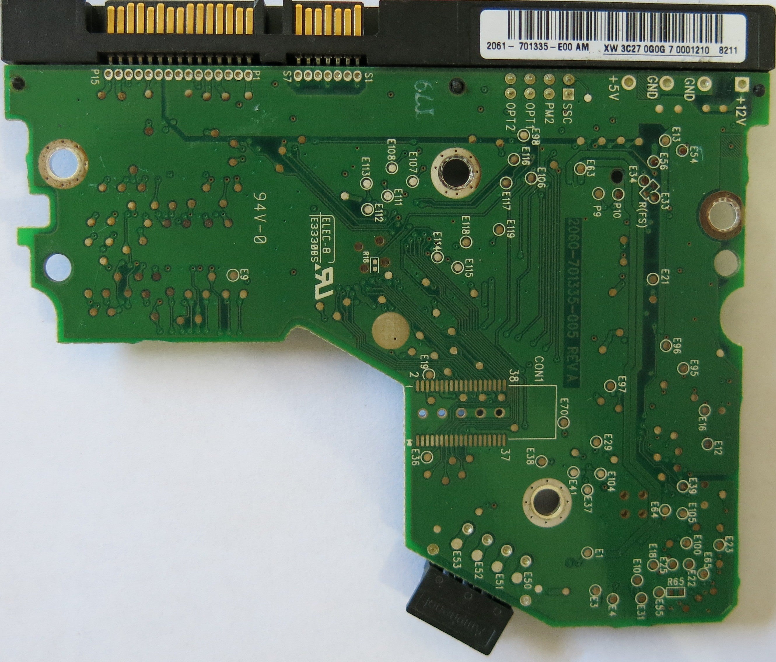 WESTER DIGITAL WD2500YS-18SHB2  PCB 2060-701335-005 REV A
