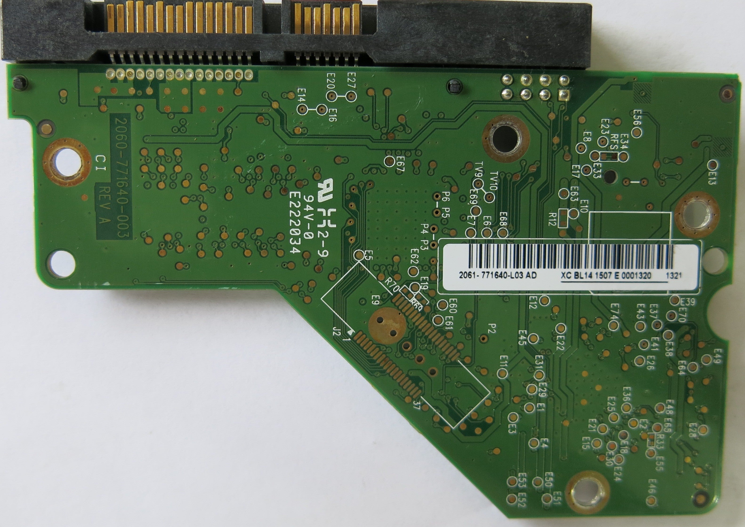 WESTER DIGITAL WD5000AAKS-75V0A0 PCB 2060-771640-003 REV A