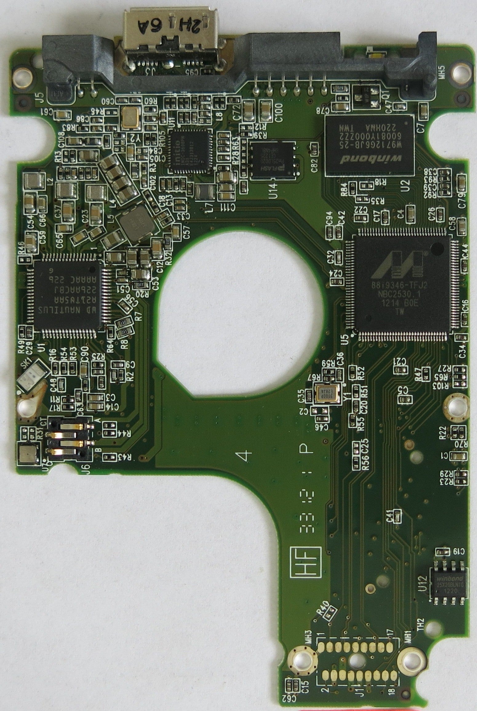 WESTER DIGITAL WD5000LMVW-11CKRS0 DCM HHCTJBBB2060-771859-000 REV A PCB