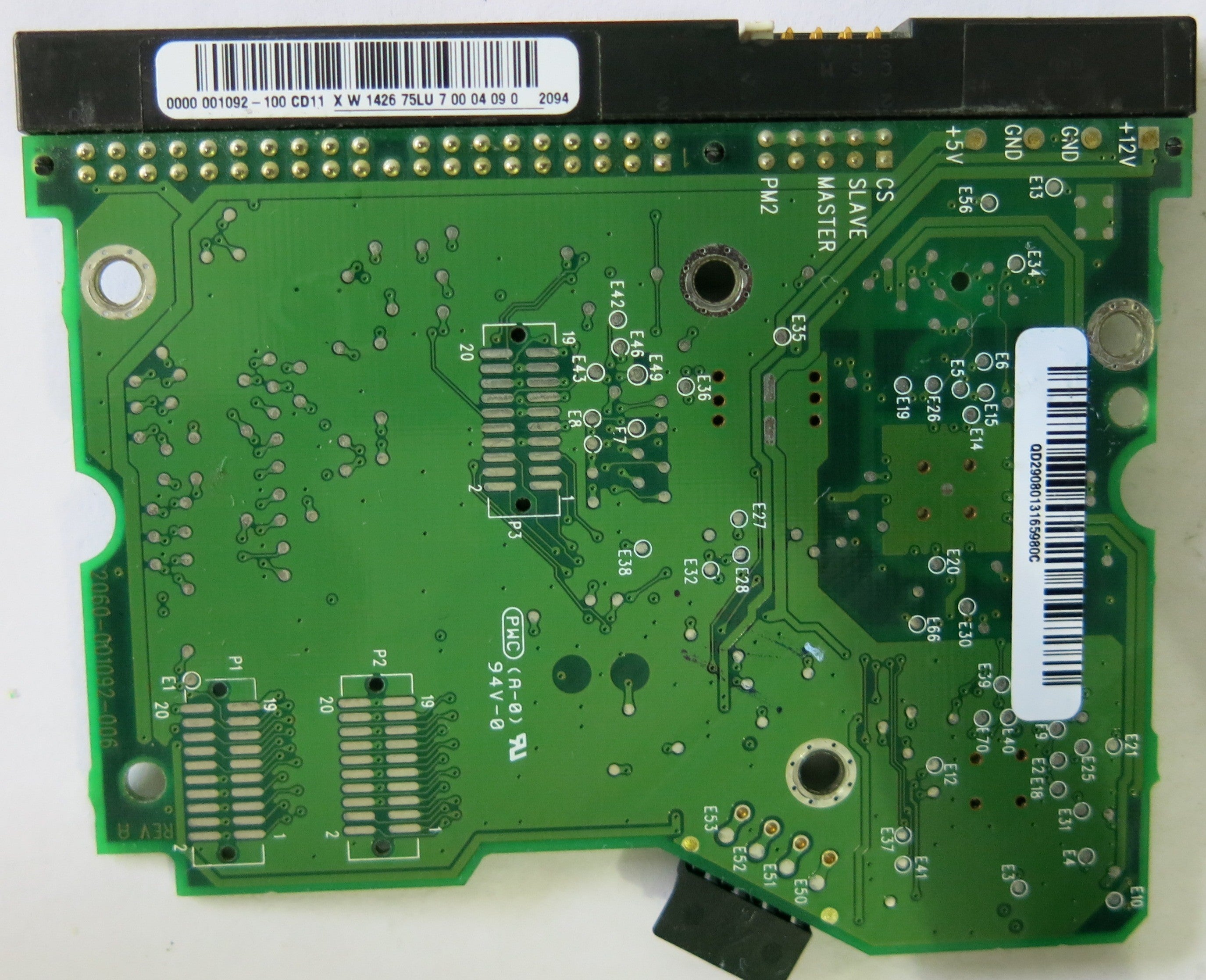 WESTER WD400BB-75CLB0 2060-001092-006 REV A PCB