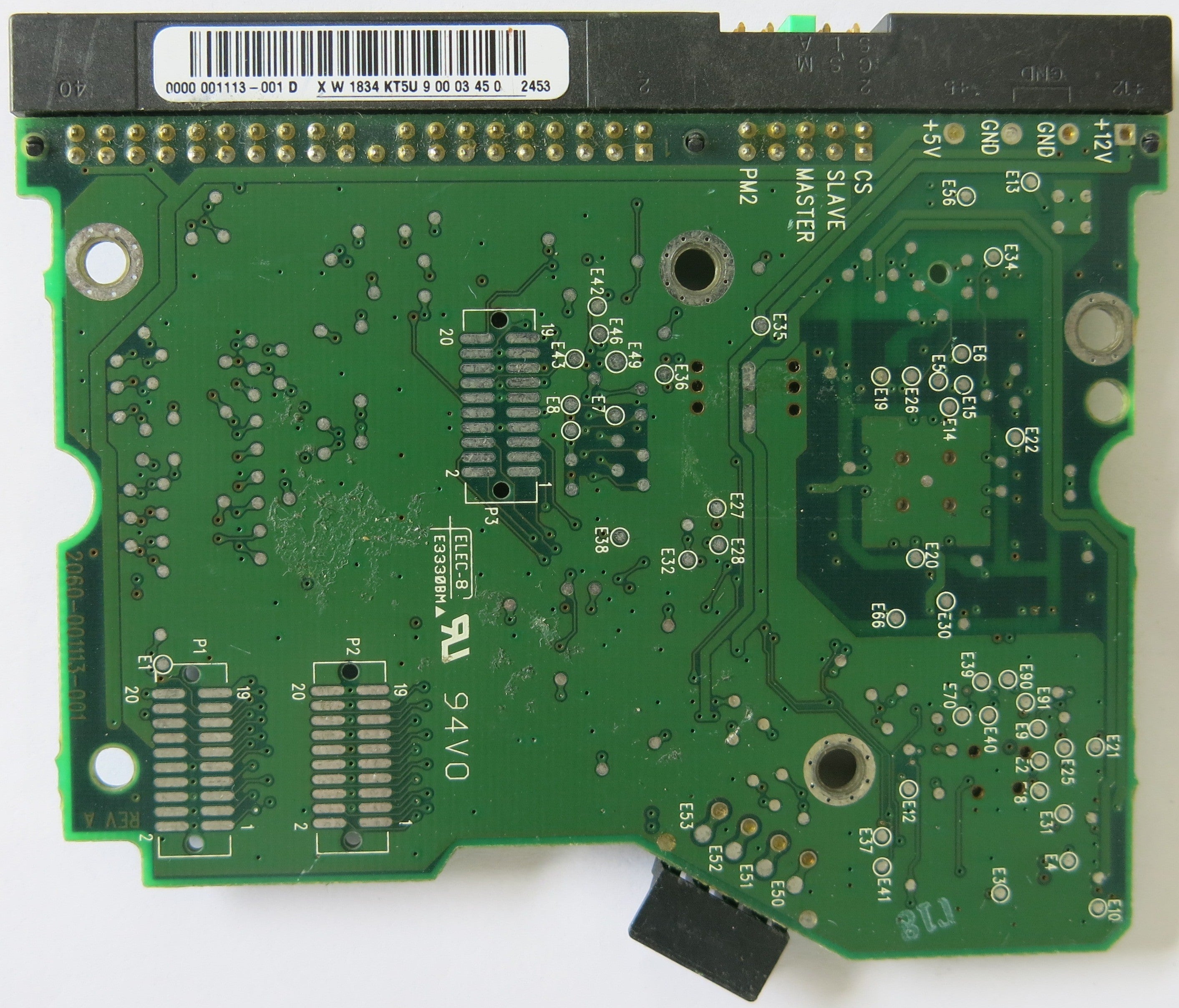 WESTERN DIGITAL 2060-001113-001 REV A PCB