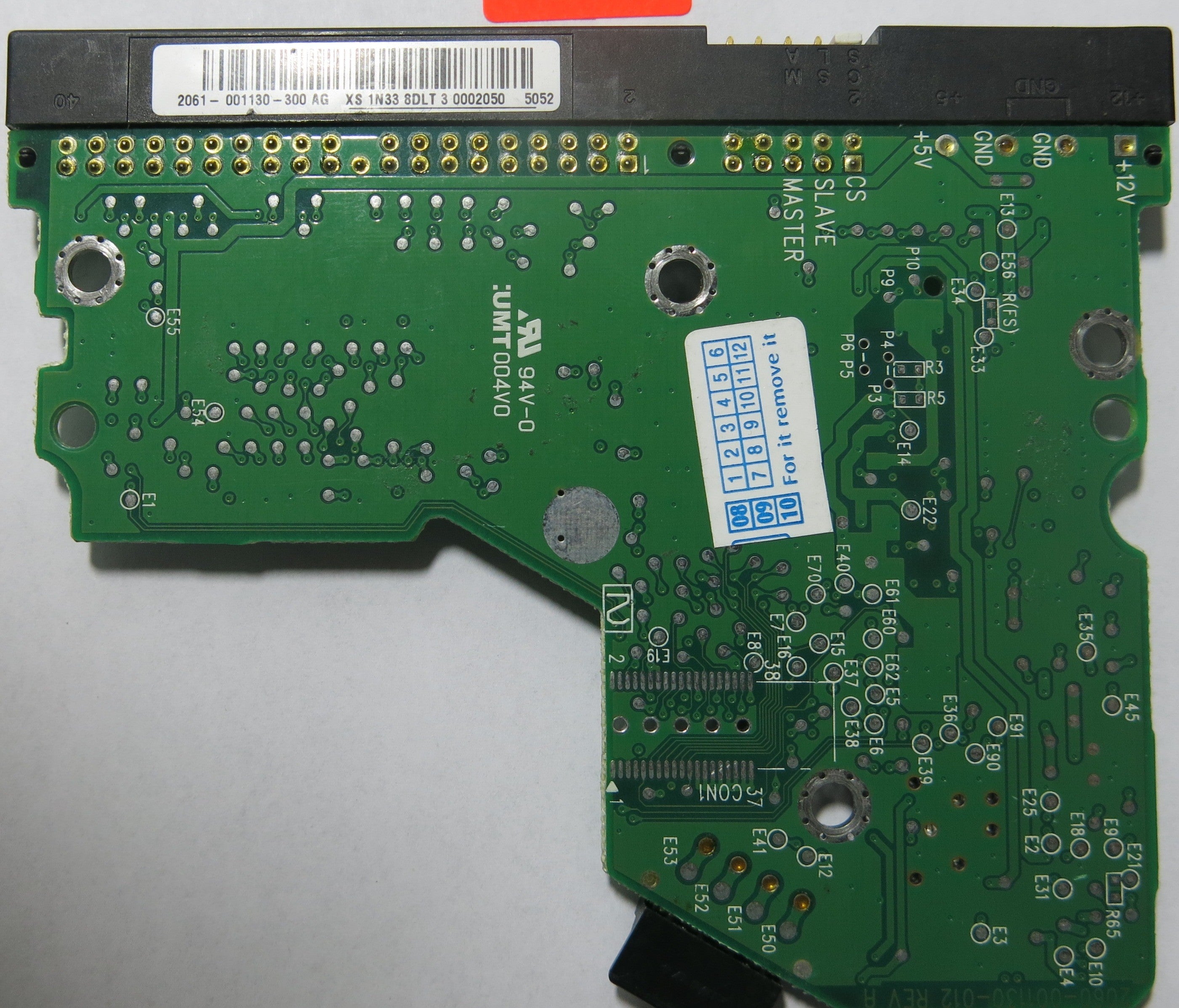 WESTERN DIGITAL 2060-001130-012 REV A PCB