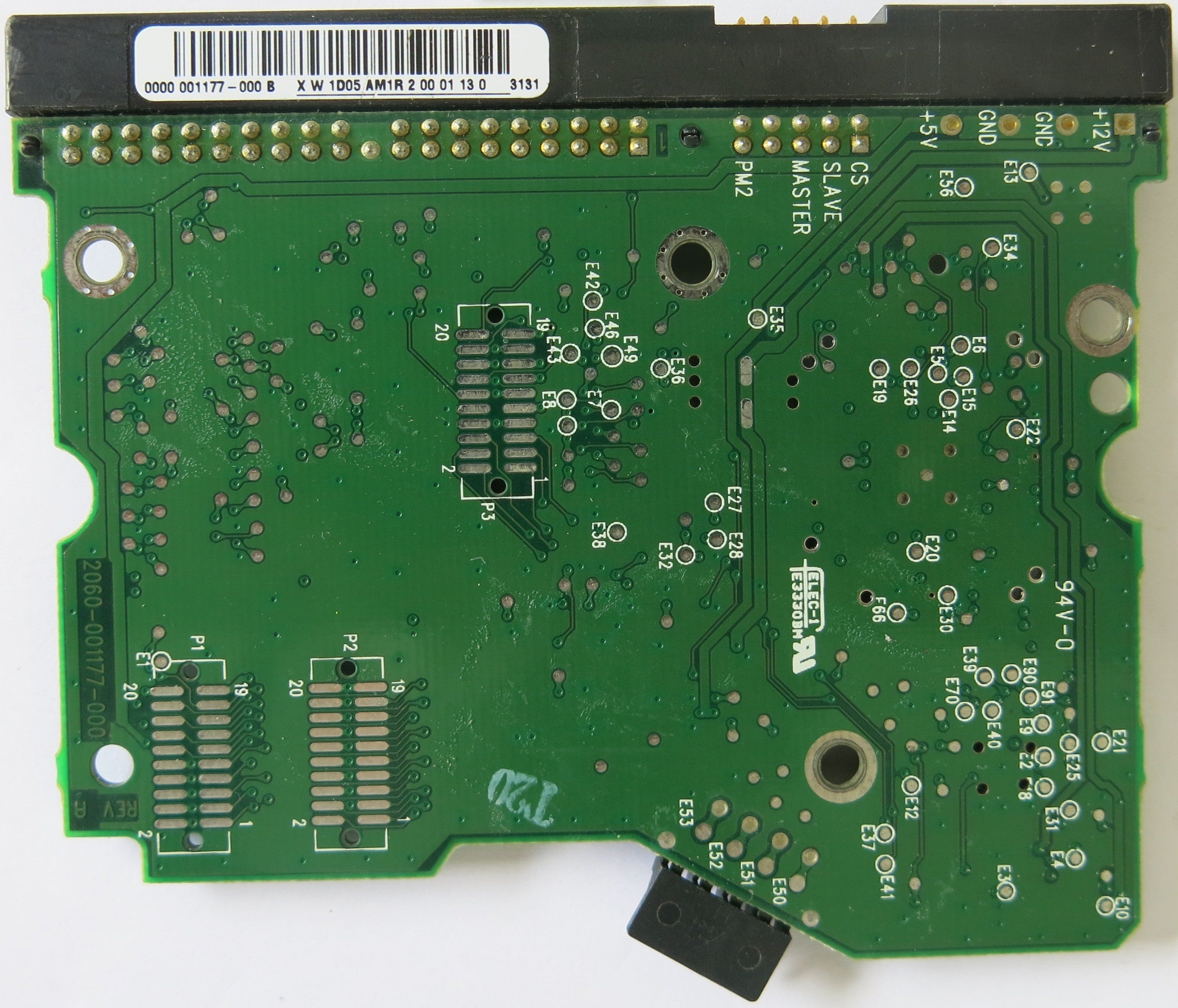 WESTERN DIGITAL 2060-001177-000 REV A PCB