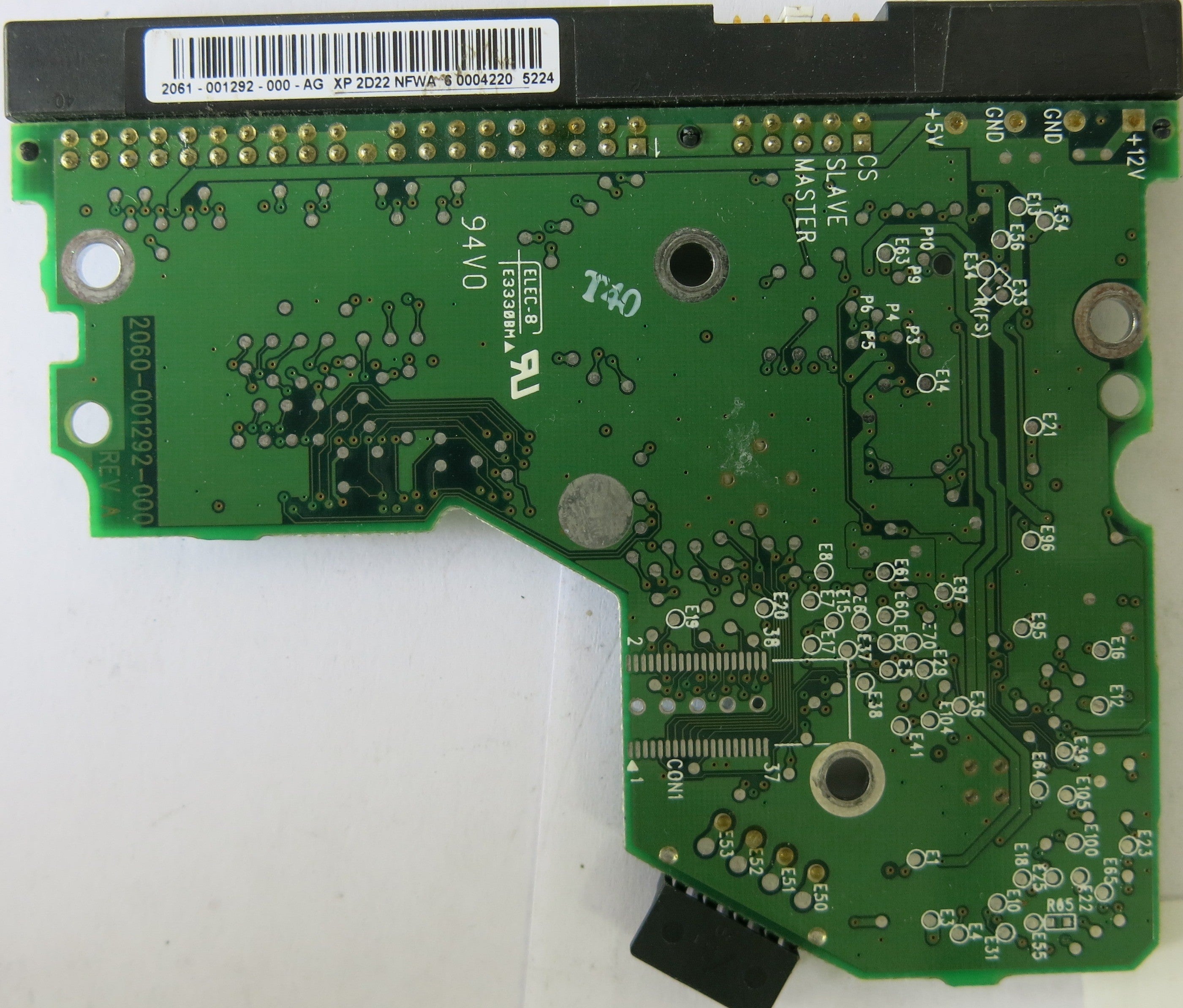 WESTERN DIGITAL 2060-001292-000 REV A PCB