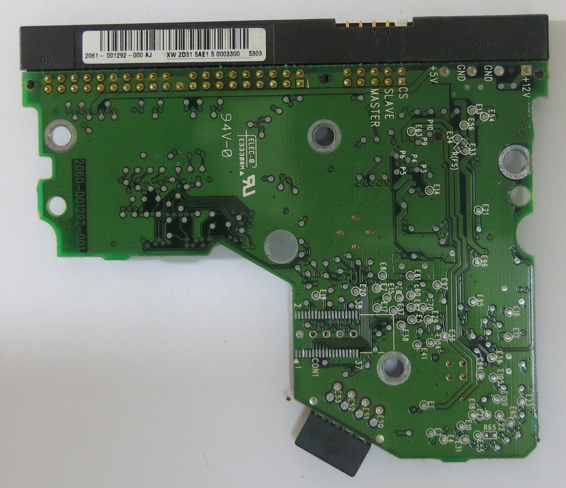 WESTERN DIGITAL 2060-001292-001 REV A PCB