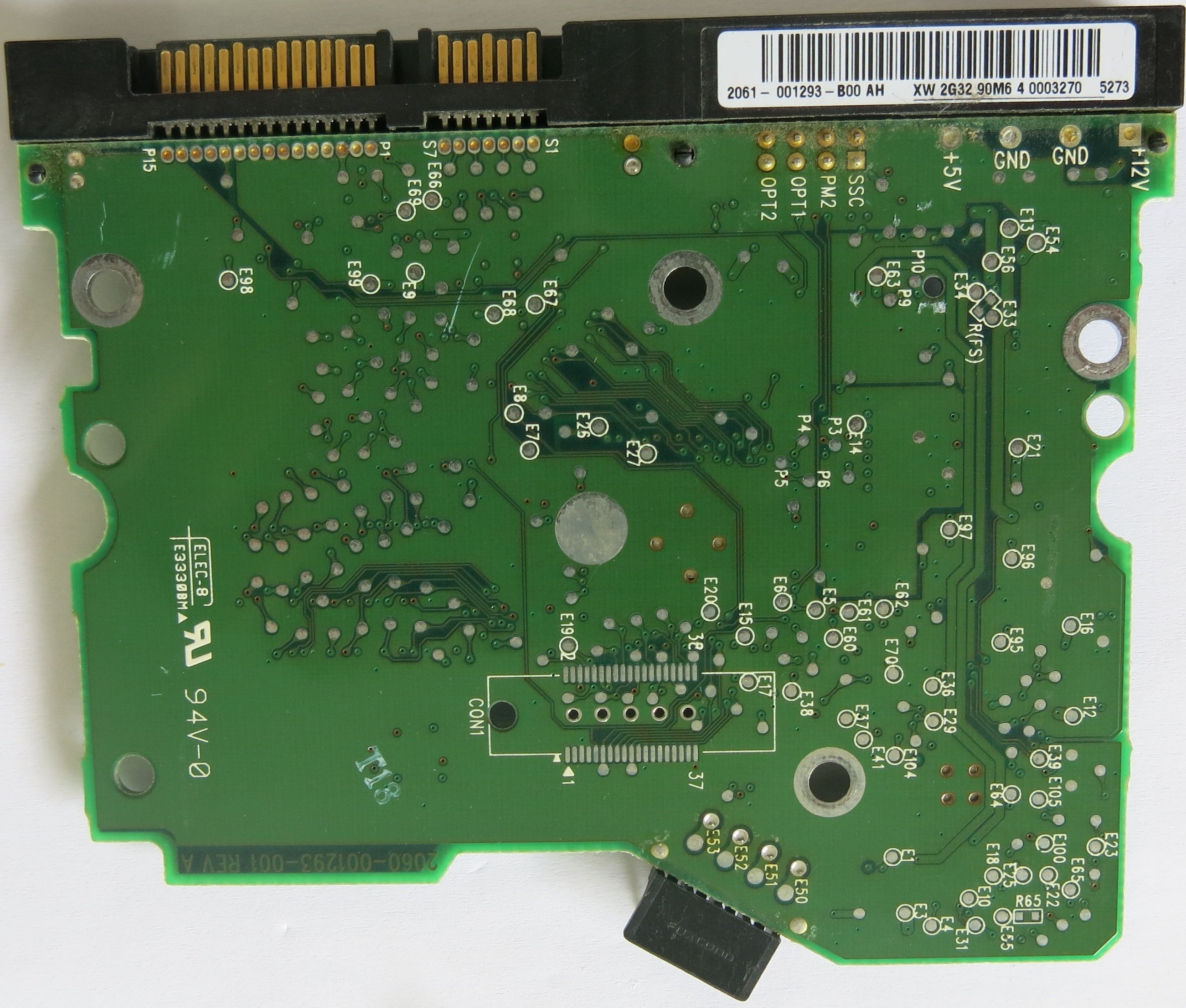 WESTERN DIGITAL 2060-001293-001 REV A PCB