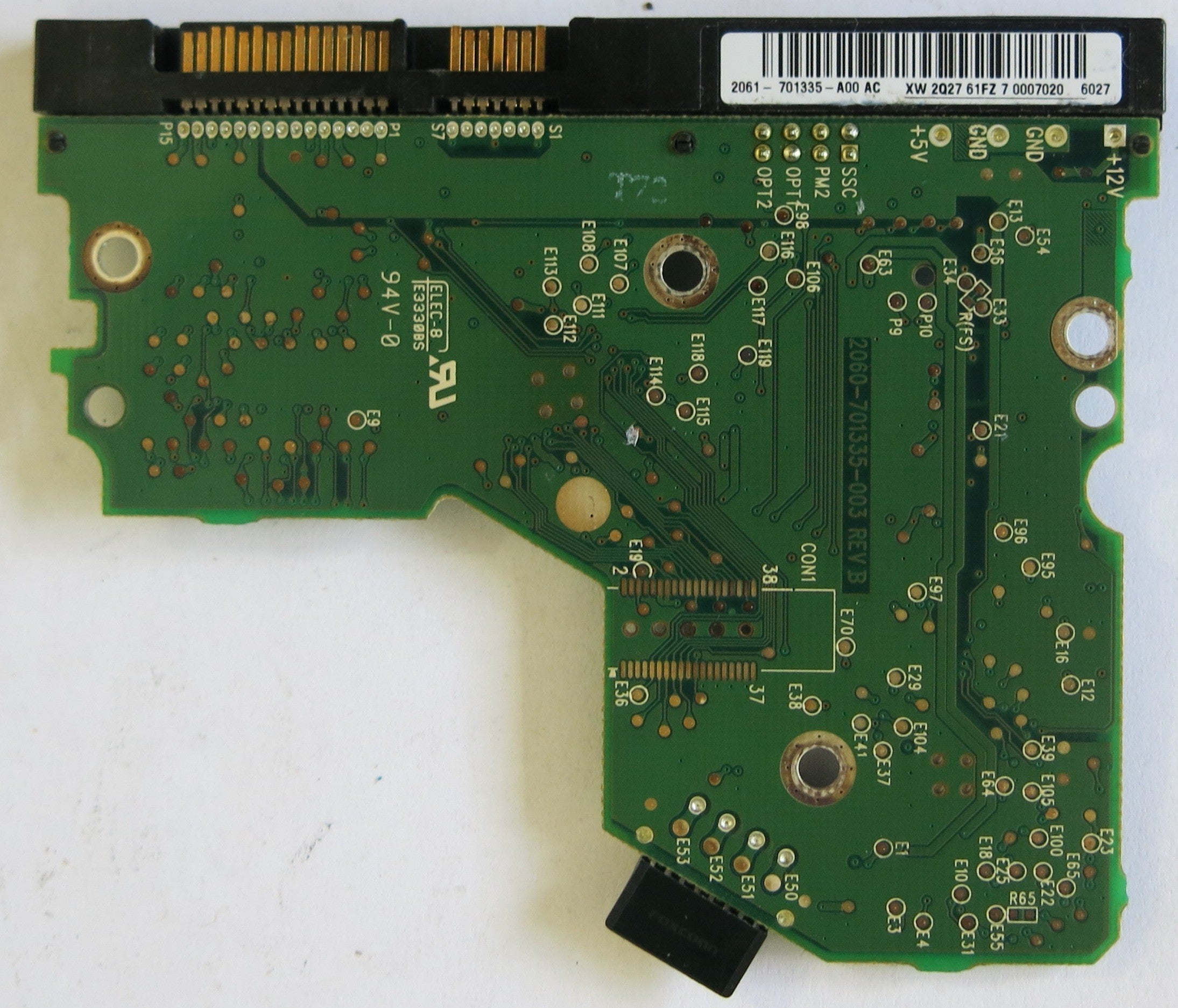 WESTERN DIGITAL 2060-701-335-003 REV B PCB