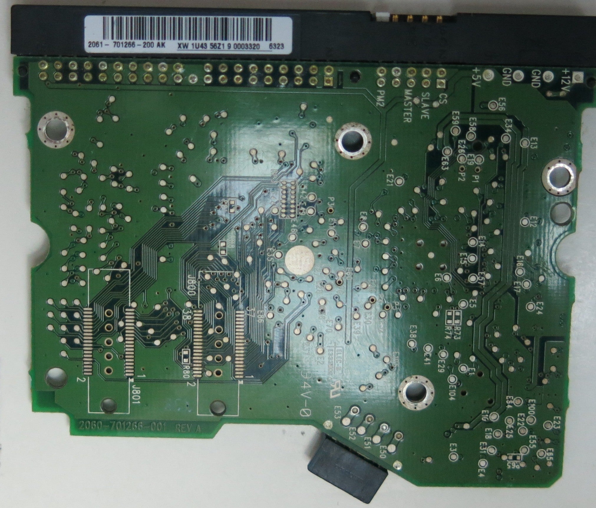 WESTERN DIGITAL , 2060-701266-001 REV A PCB