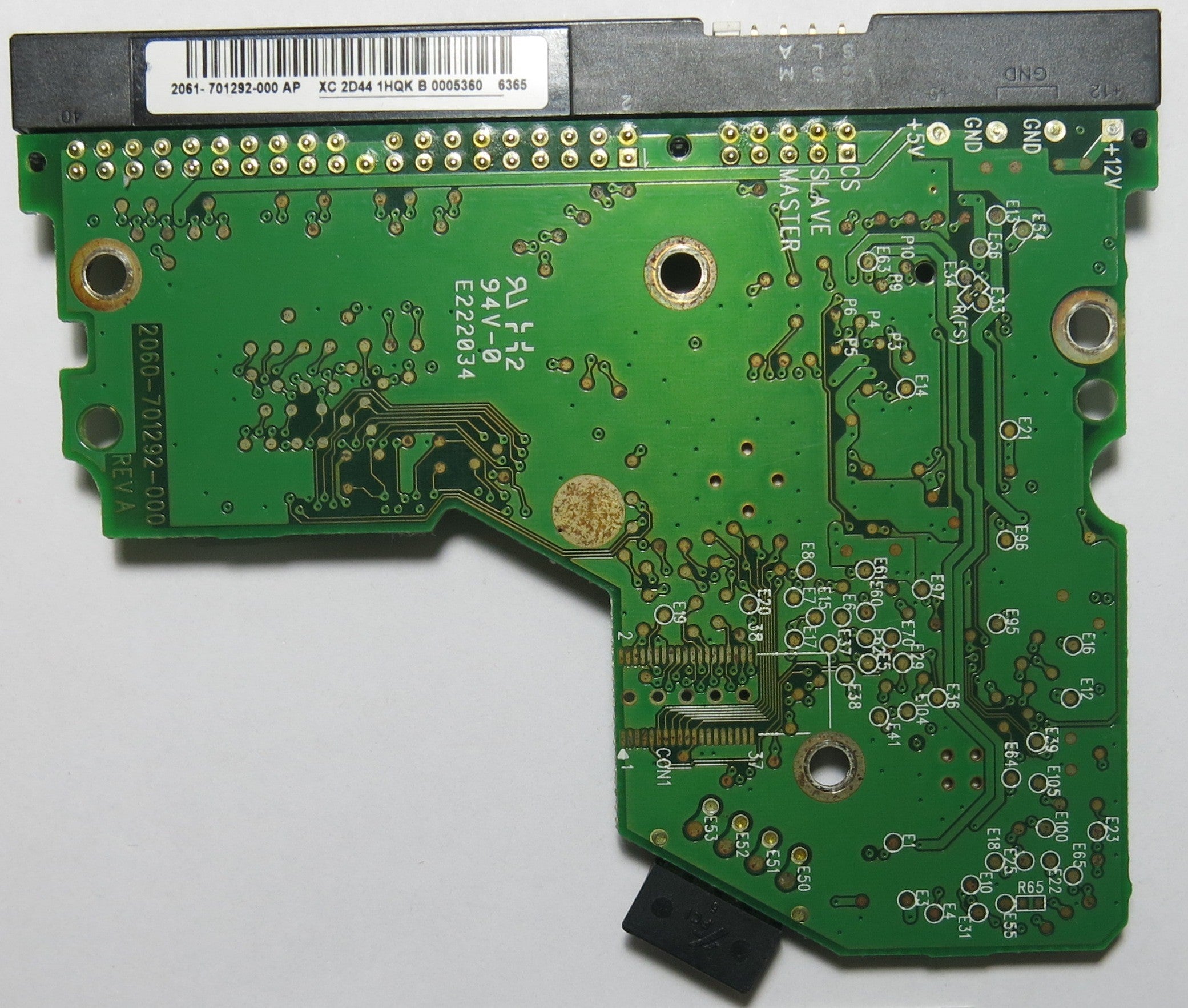 WESTERN DIGITAL 2060-701292-000 REV A PCB