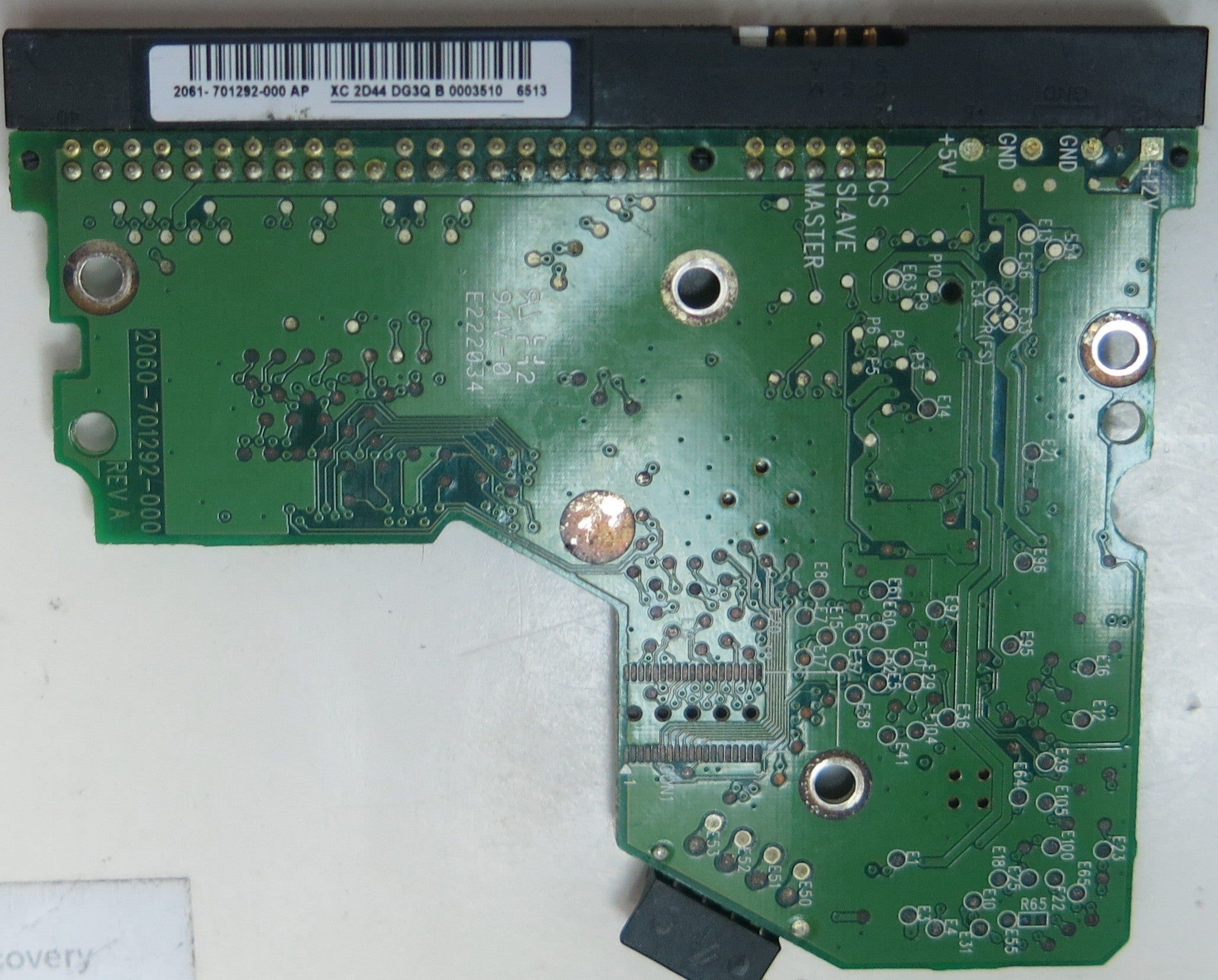 WESTERN DIGITAL , 2060-701292-000 REV A PCB