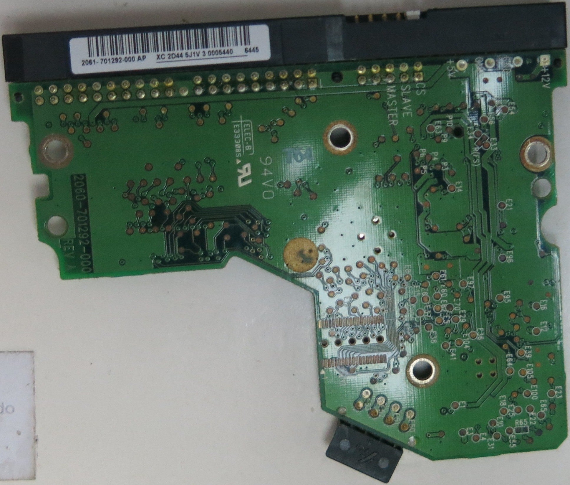 WESTERN DIGITAL , 2060-701292-000 REV A PCB