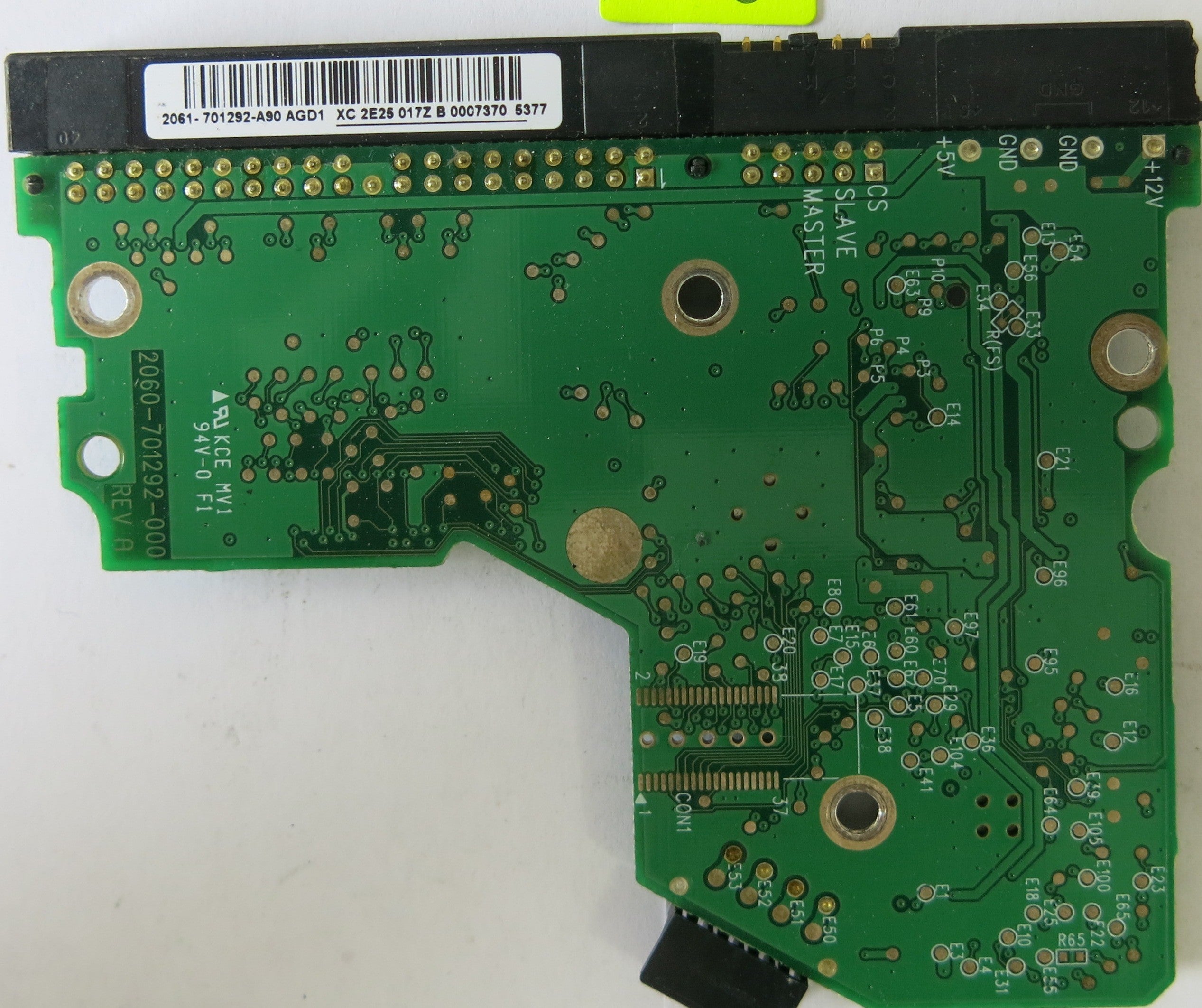 WESTERN DIGITAL 2060-701292-000 REV A PCB
