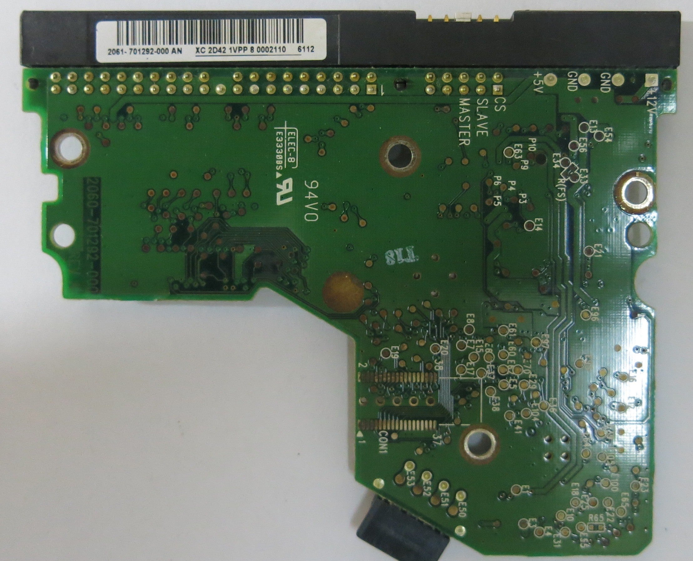 WESTERN DIGITAL 2060-701292-000 REV A PCB