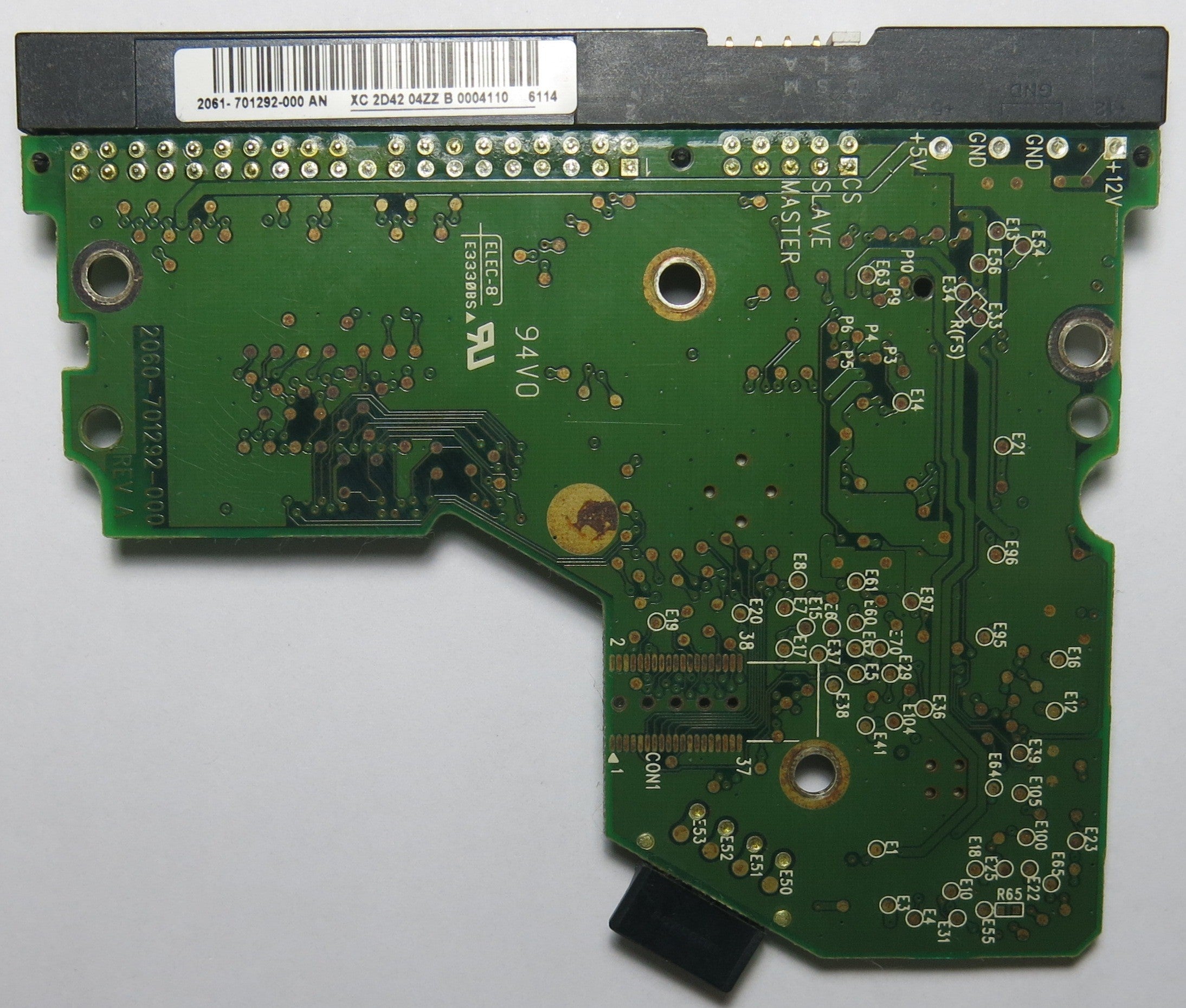WESTERN DIGITAL 2060-701292-000 REV A PCB