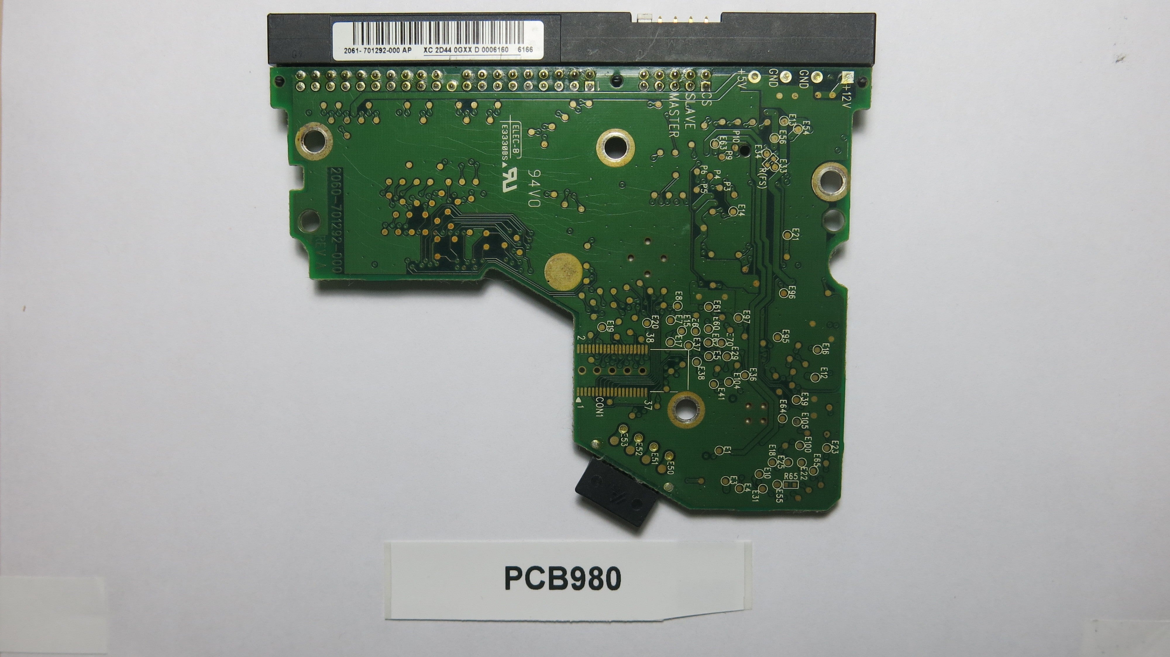 WESTERN DIGITAL 2060-701292-000 REV A PCB
