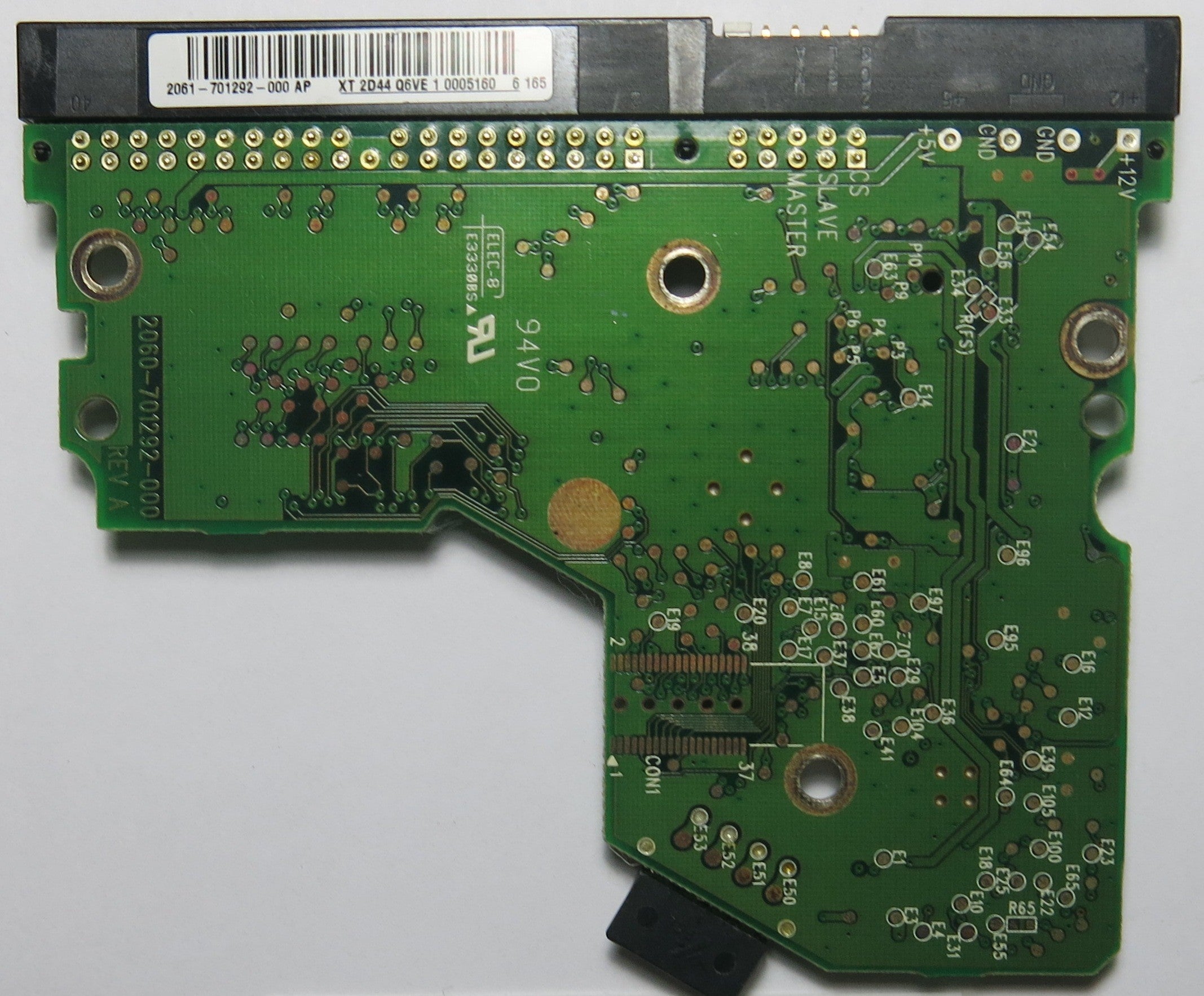 WESTERN DIGITAL 2060-701292-000 REV A PCB