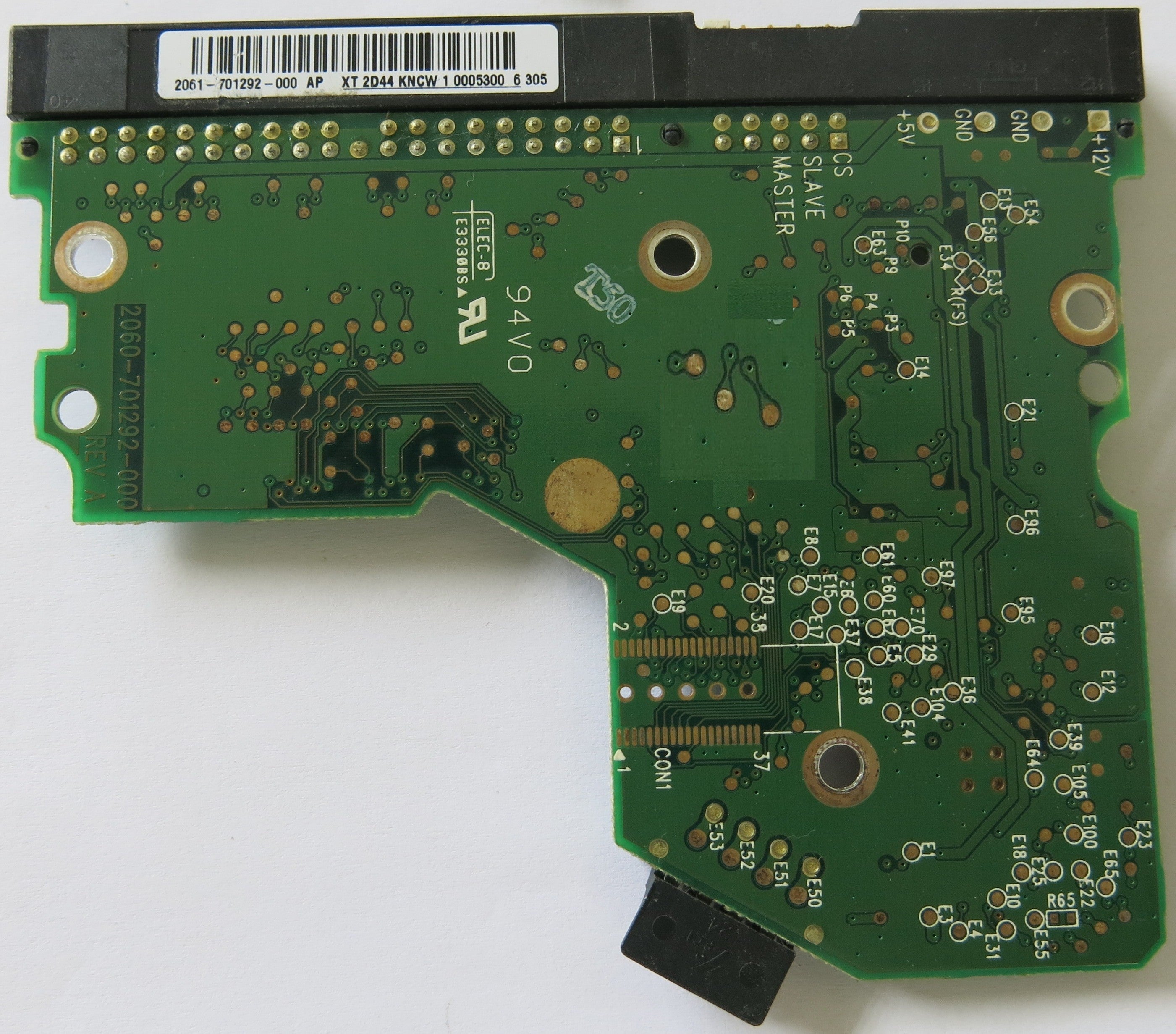 WESTERN DIGITAL 2060-701292-000 REV A PCB