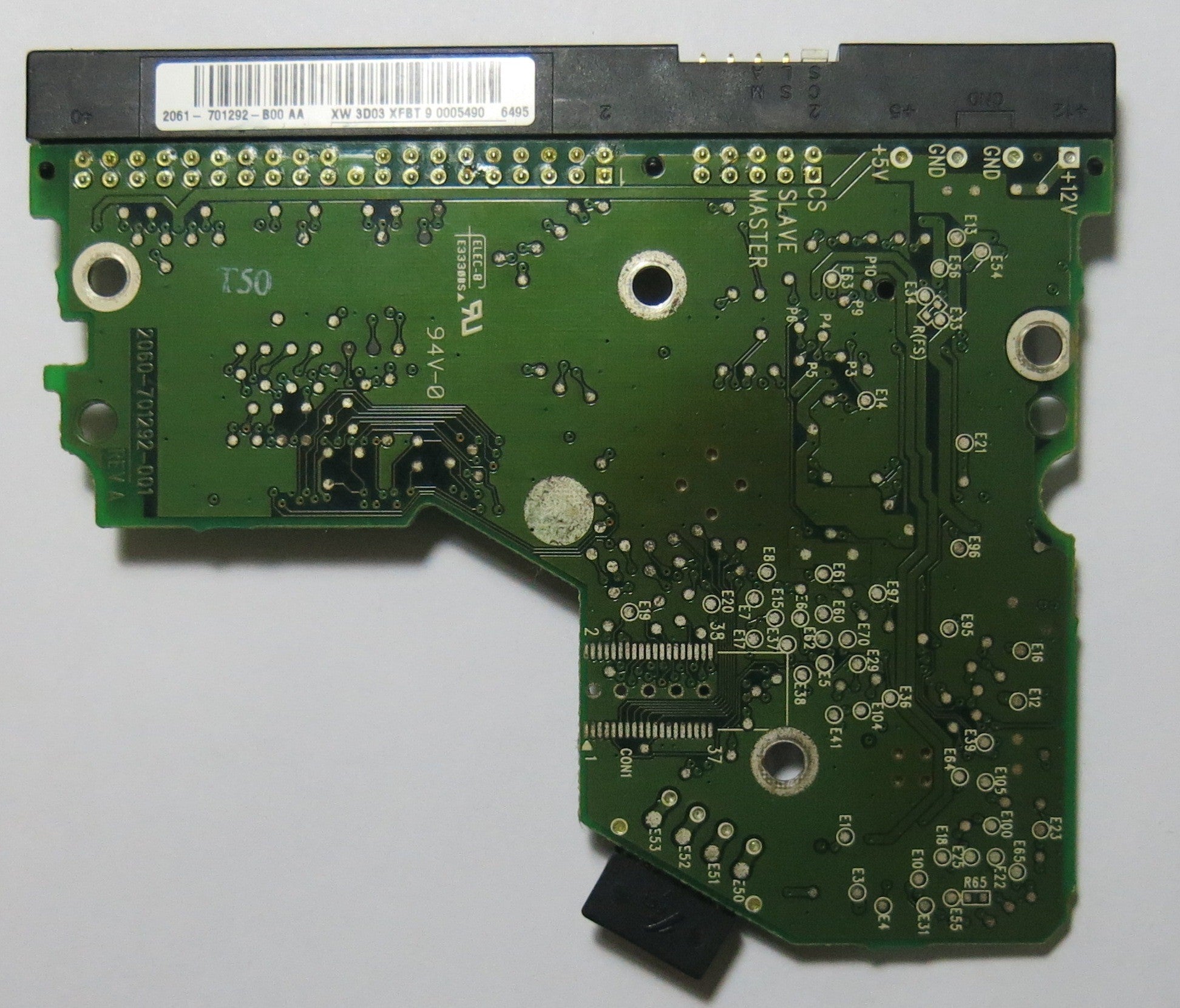 WESTERN DIGITAL 2060-701292-001 REV A PCB