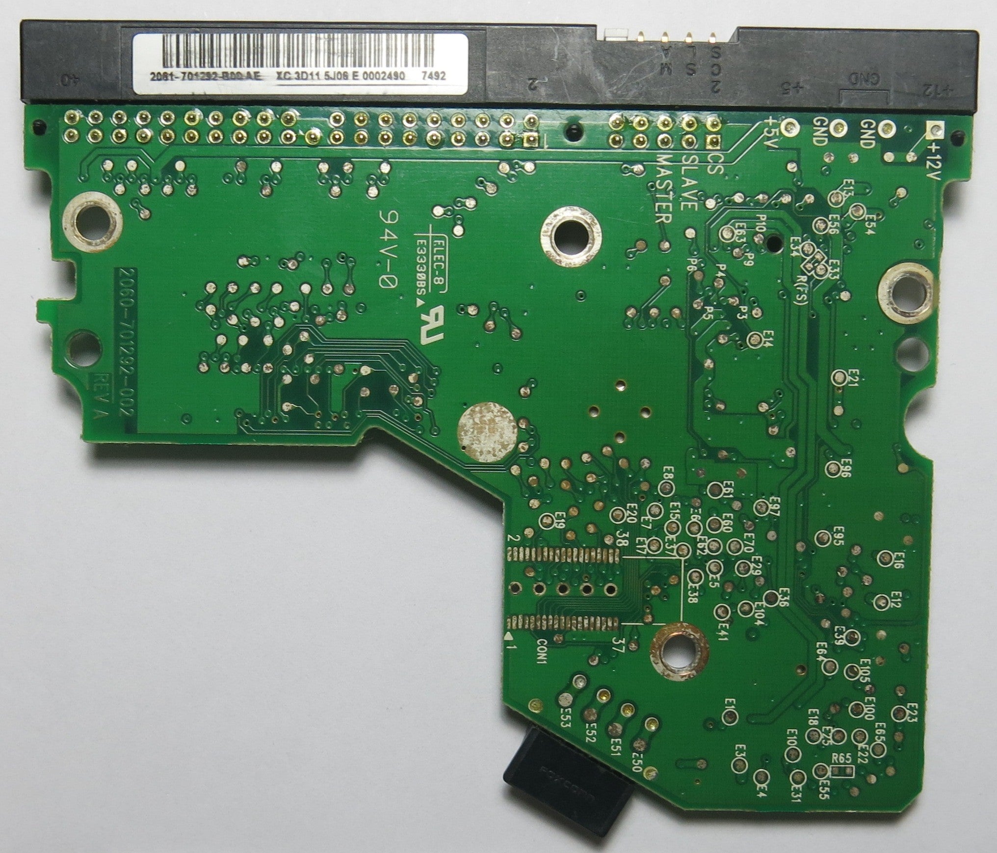 WESTERN DIGITAL 2060-701292-002 REV A PCB
