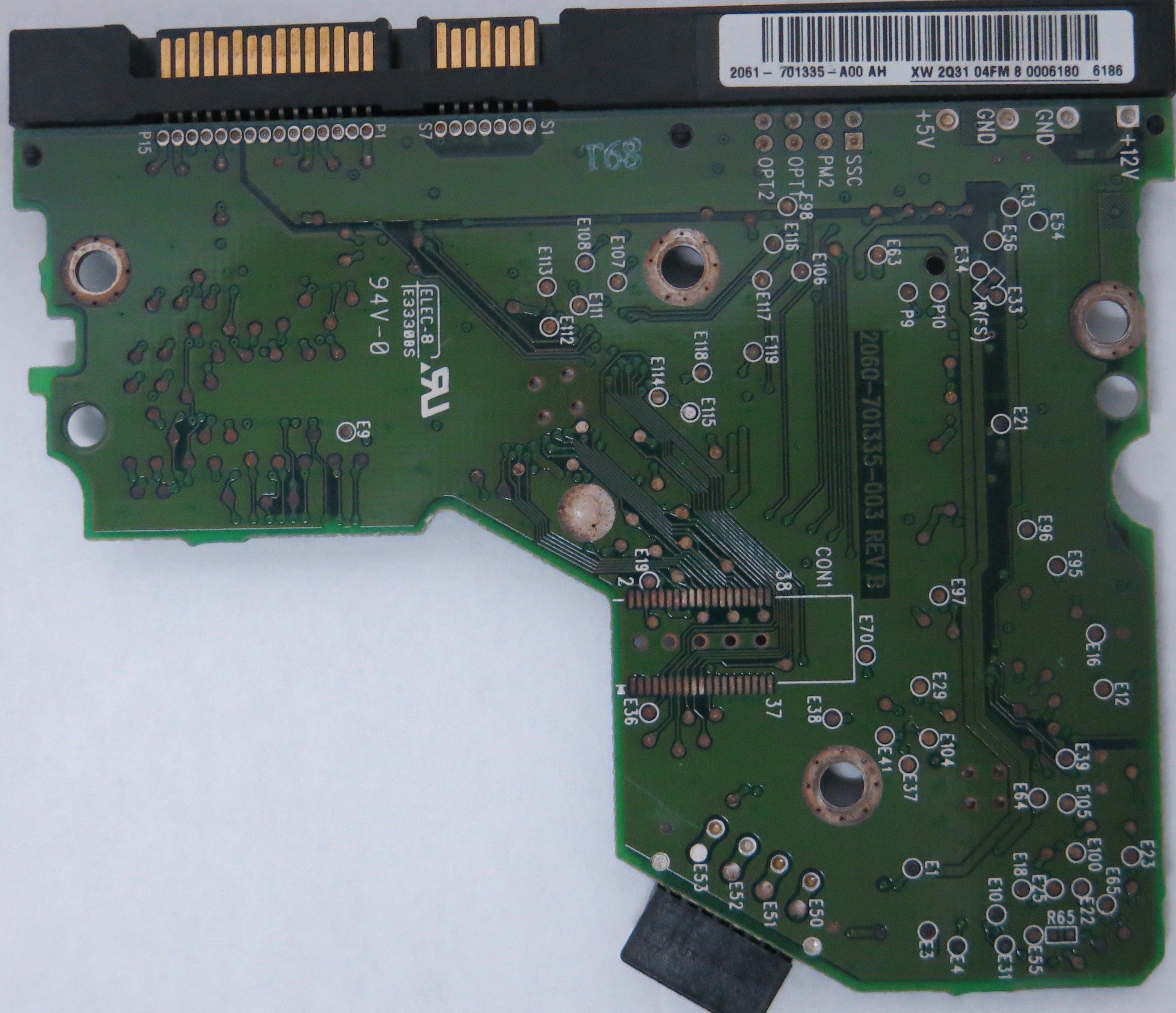 WESTERN DIGITAL 2060-701335-003 REV B  PCB