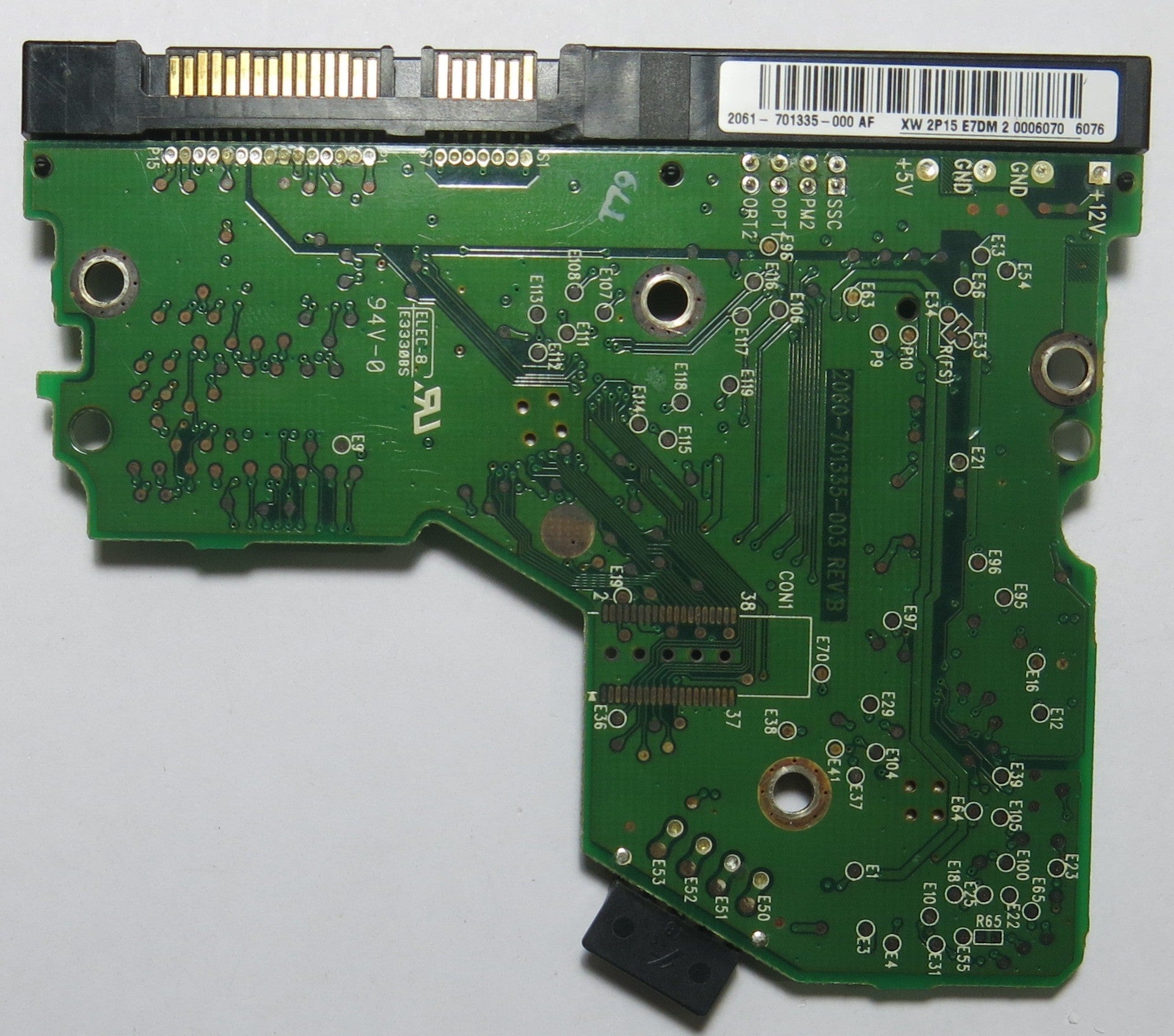WESTERN DIGITAL 2060-701335-003 REV B PCB