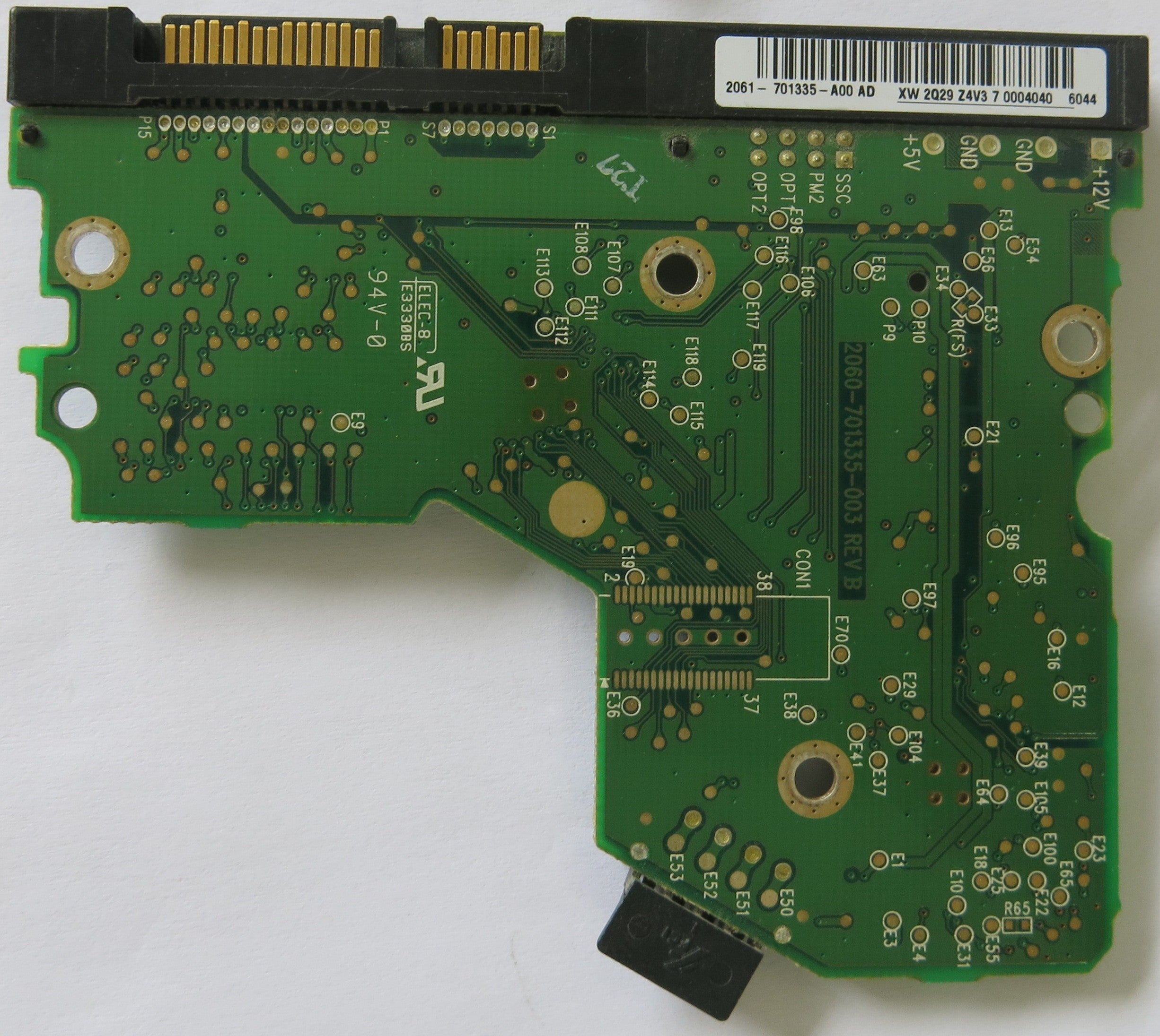 WESTERN DIGITAL 2060-701335-003 REV B PCB
