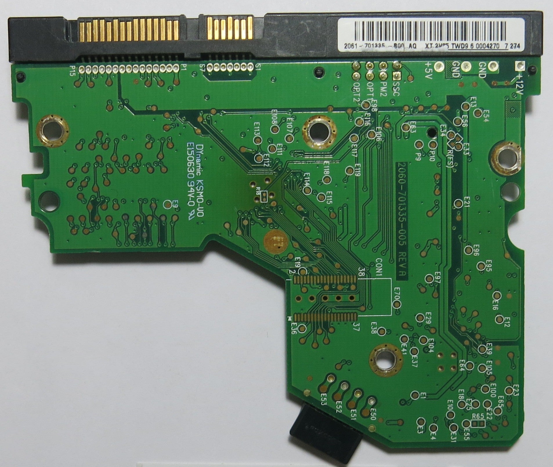 WESTERN DIGITAL 2060-701335-005 REV A PCB