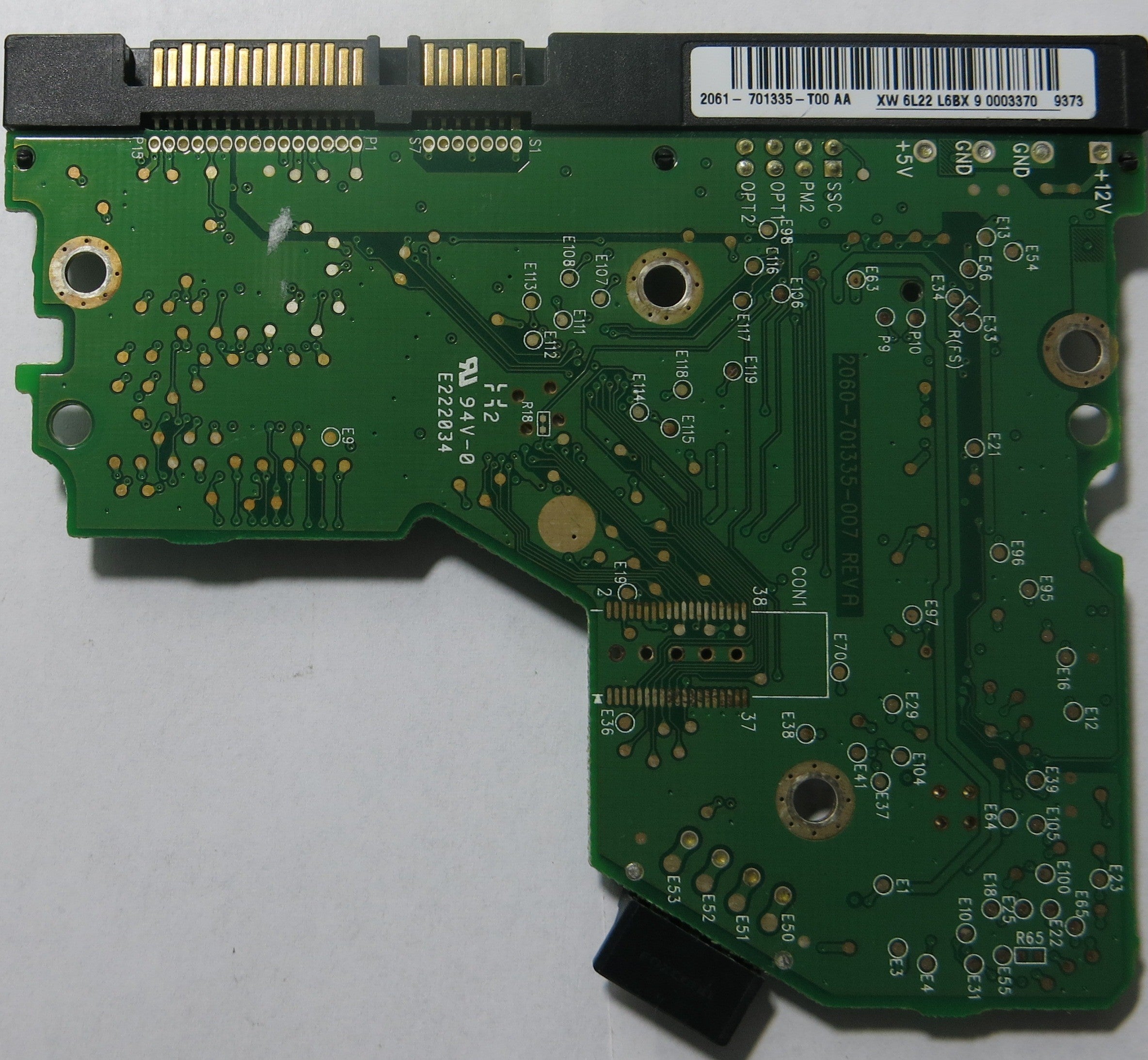 WESTERN DIGITAL 2060-701335-007 REV A PCB