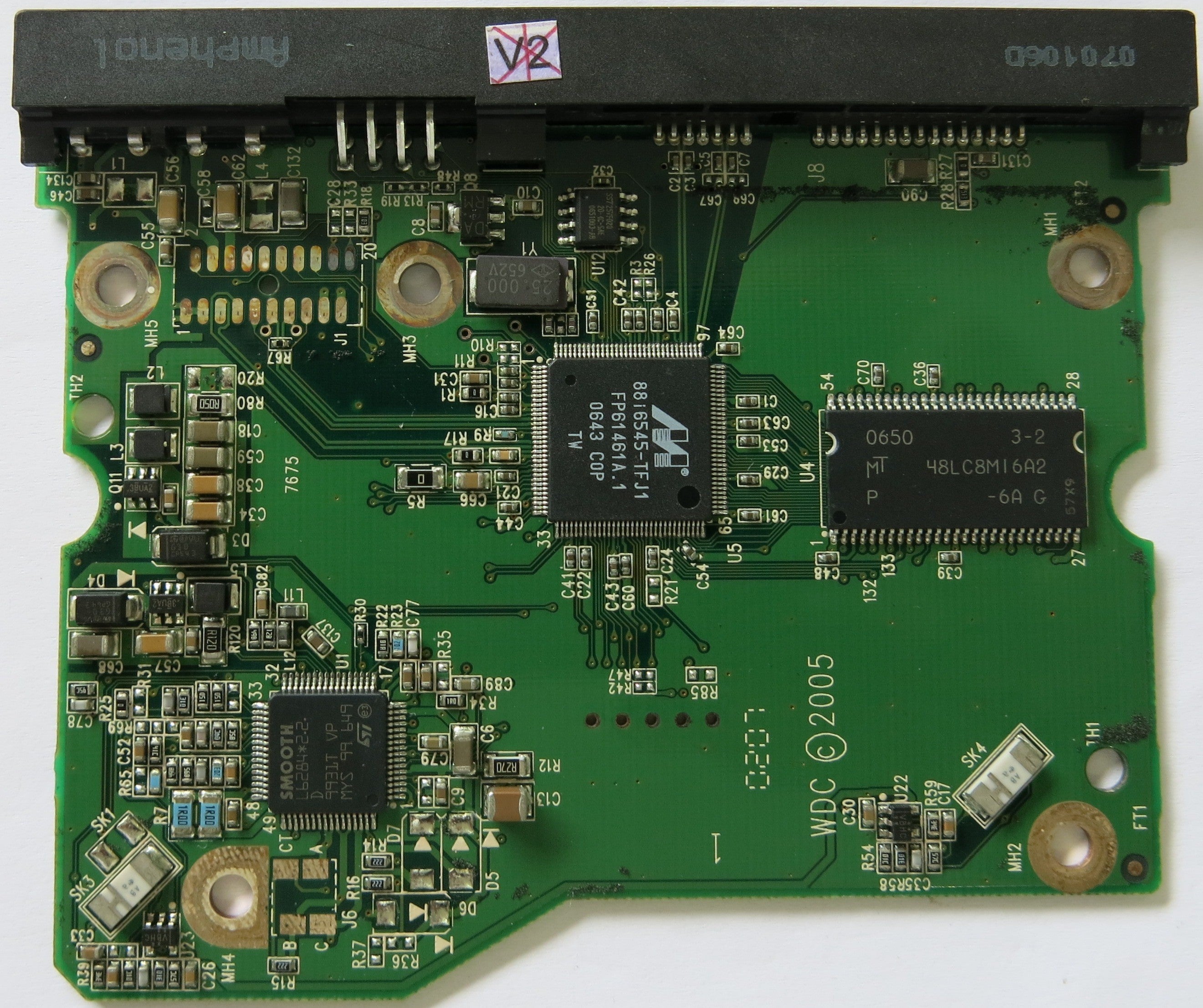 WESTERN DIGITAL 2060-701383-001 REV A PCB