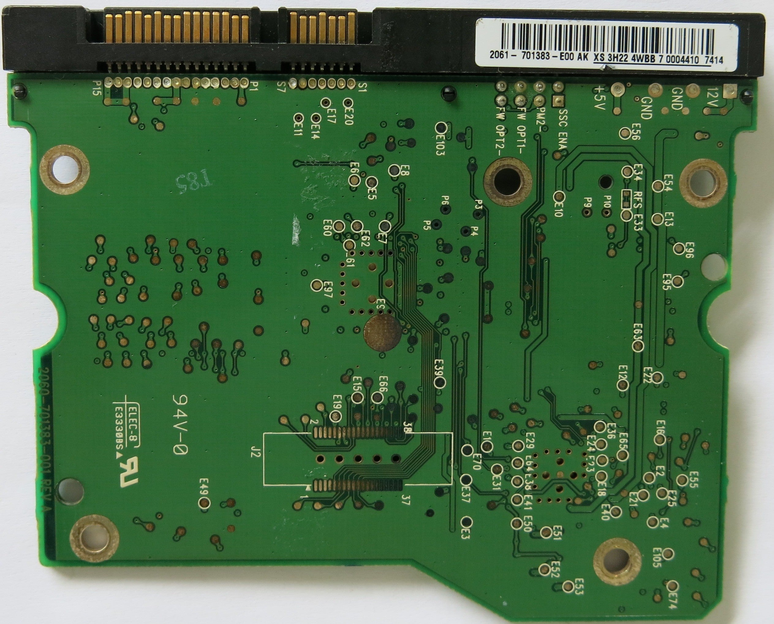 WESTERN DIGITAL 2060-701383-001 REV A PCB