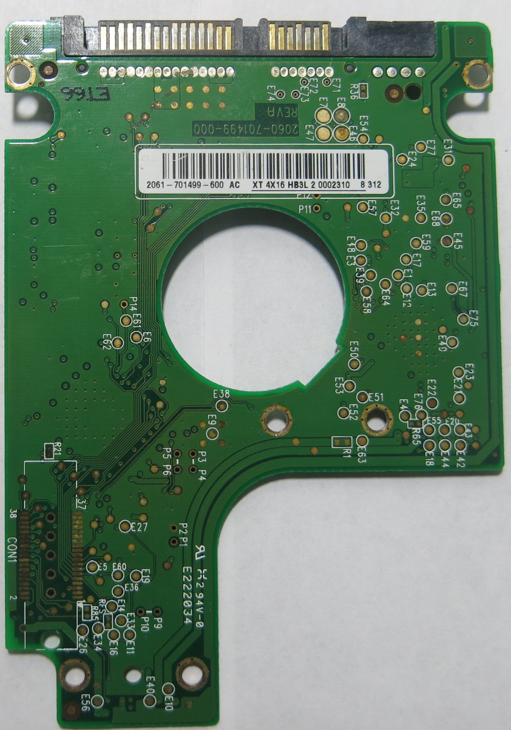 WESTERN DIGITAL 2060-701499-000 REV A PCB