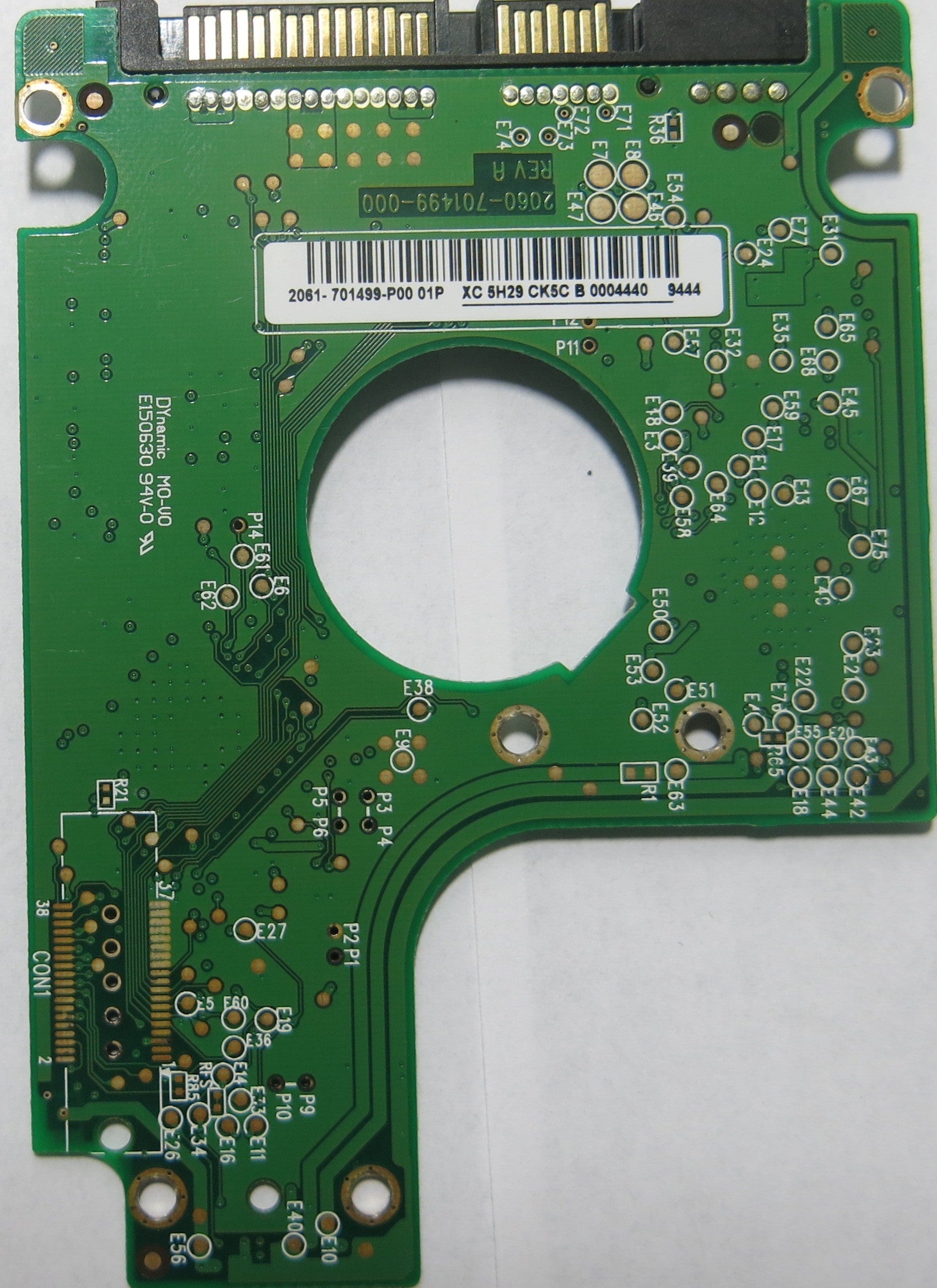 WESTERN DIGITAL 2060-701499-000 REV A PCB