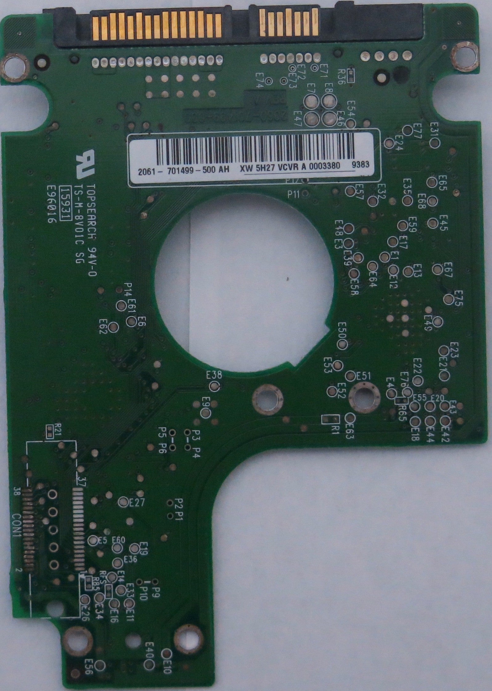 WESTERN DIGITAL 2060-701499-000 REV A PCB