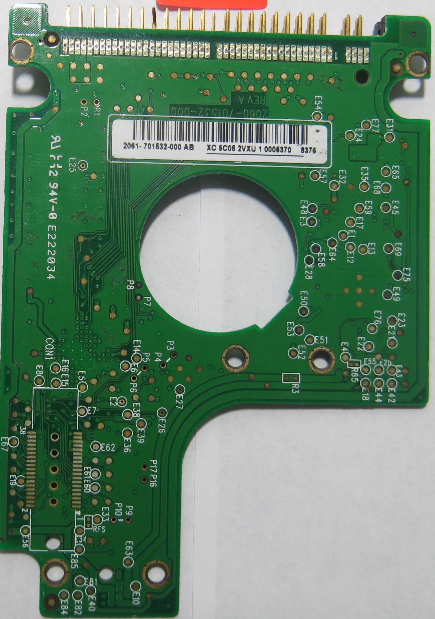 WESTERN DIGITAL 2060-701499-005 REV A PCB