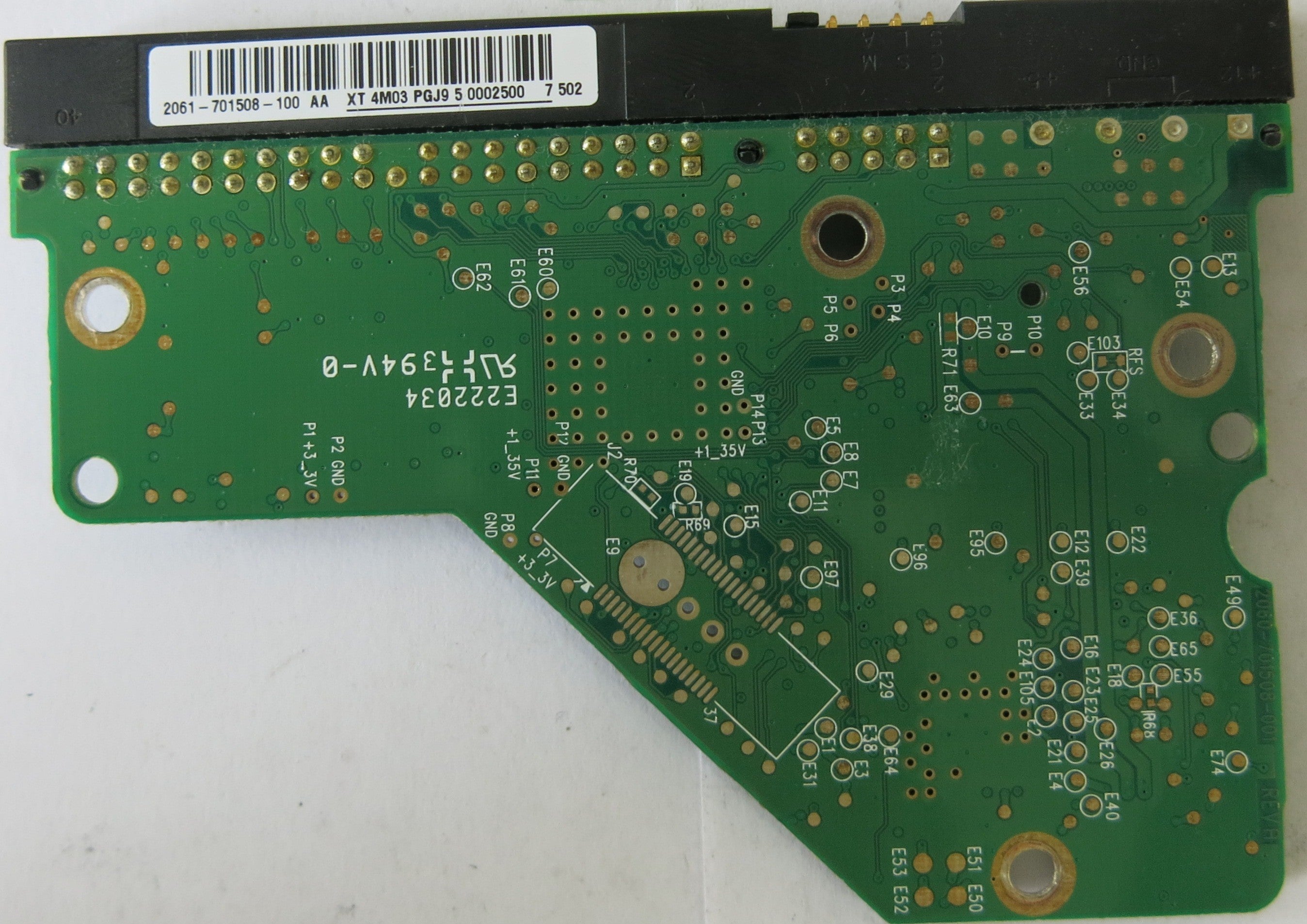 WESTERN DIGITAL 2060-701508-001 REV A PCB
