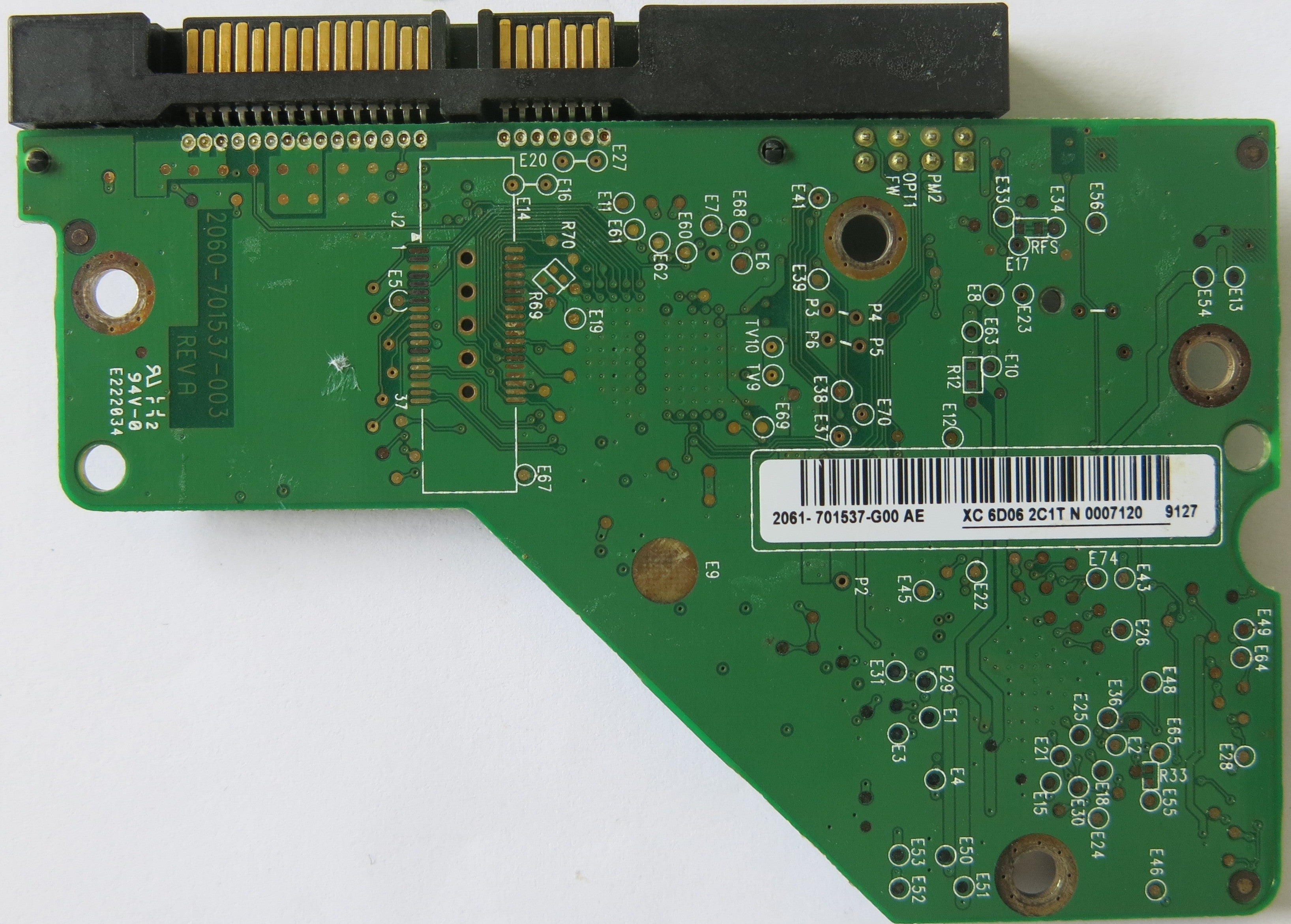WESTERN DIGITAL 2060-701537-003 REV A PCB