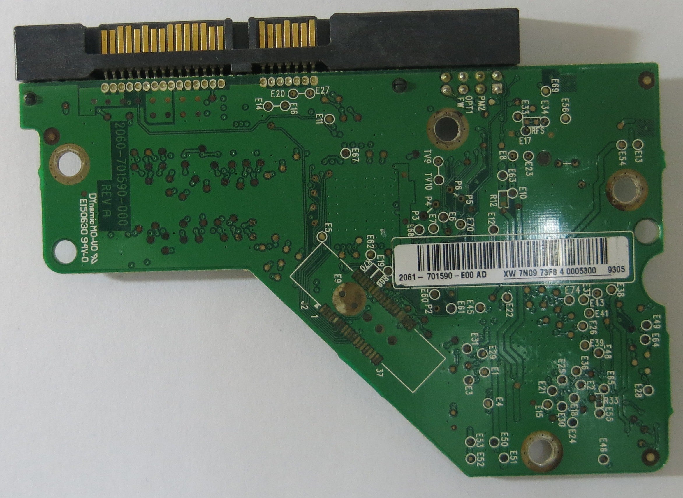 WESTERN DIGITAL 2060-701590-000 REV A PCB