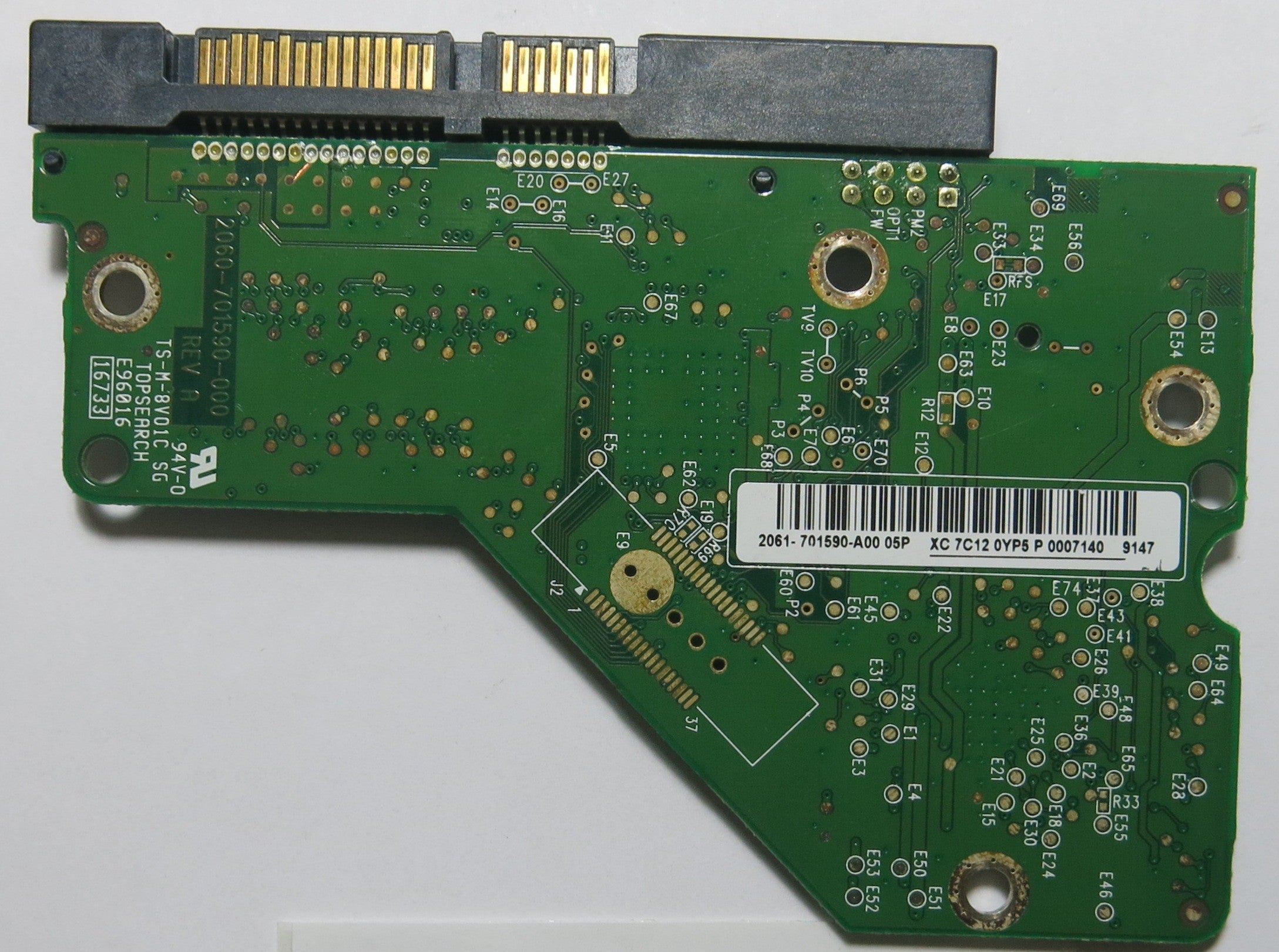 WESTERN DIGITAL 2060-701590-000 REV A PCB