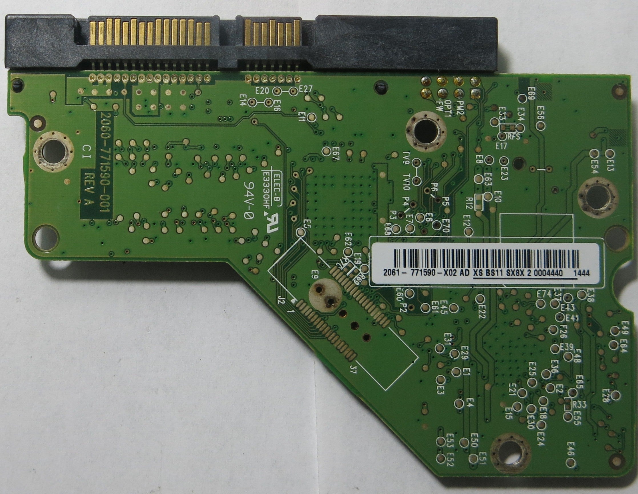 WESTERN DIGITAL 2060-701590-001 REV A PCB