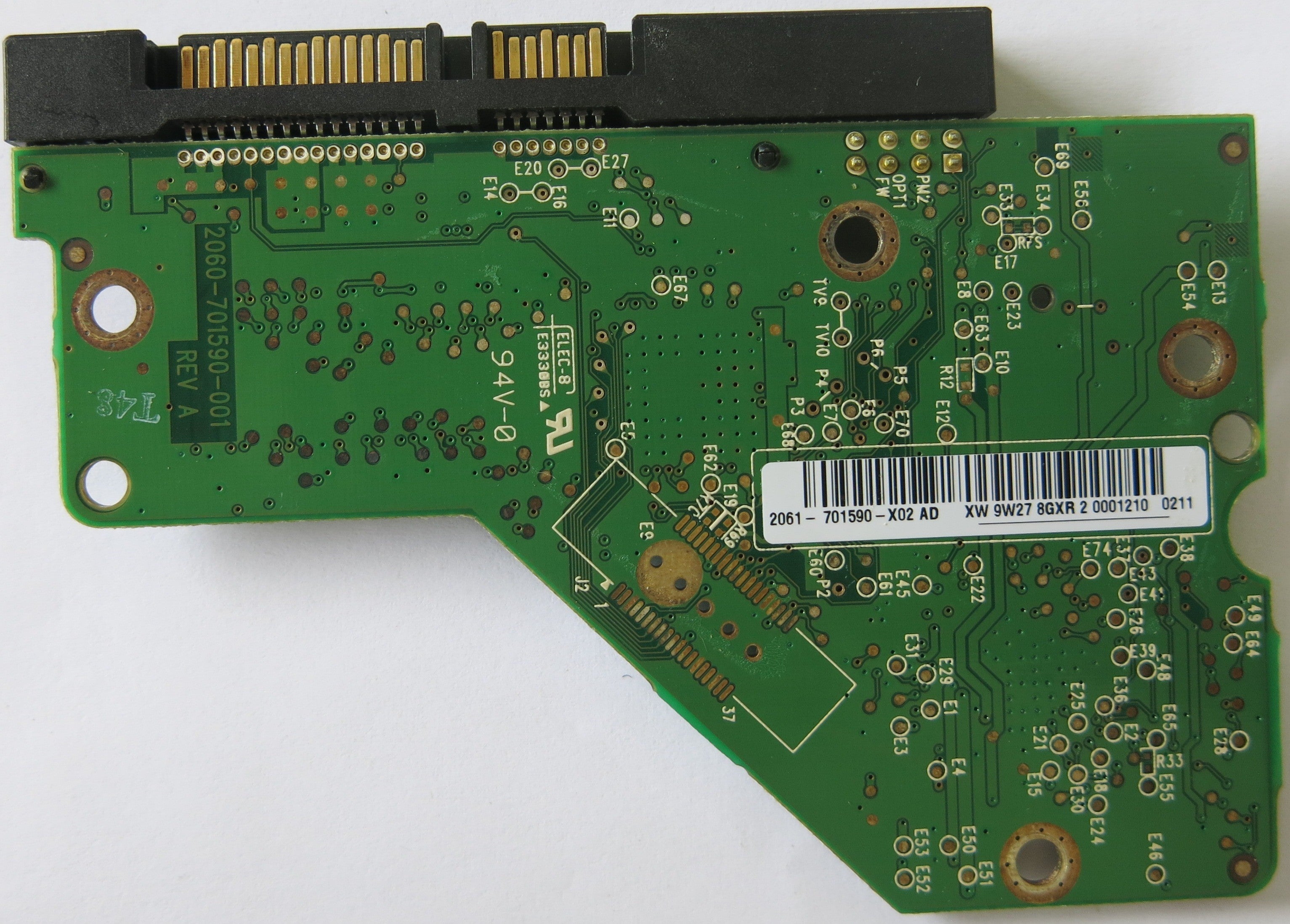 WESTERN DIGITAL 2060-701590-001 REV A PCB