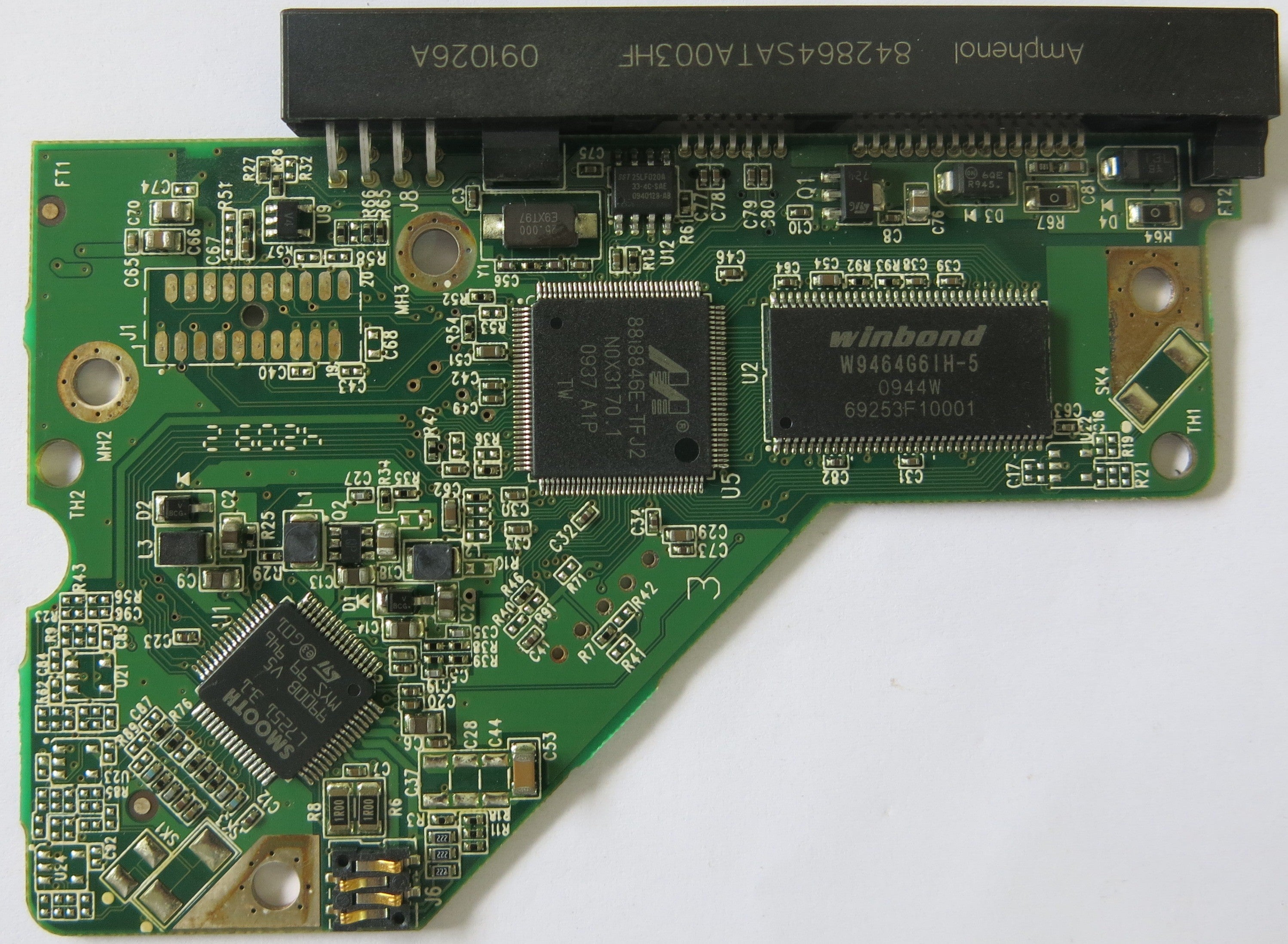 WESTERN DIGITAL 2060-701590-001 REV A PCB