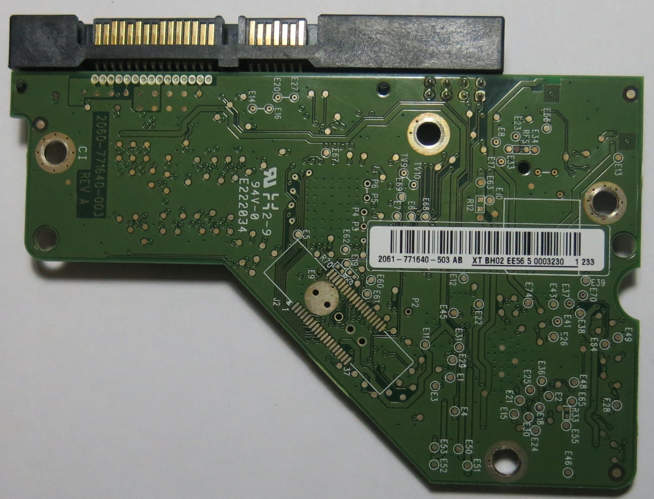 WESTERN DIGITAL 2060-771640-003 REV A PCB