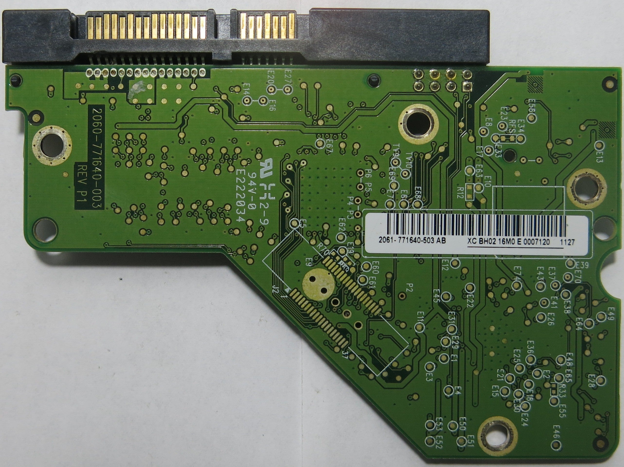 WESTERN DIGITAL 2060-771640-003 REV P1 PCB