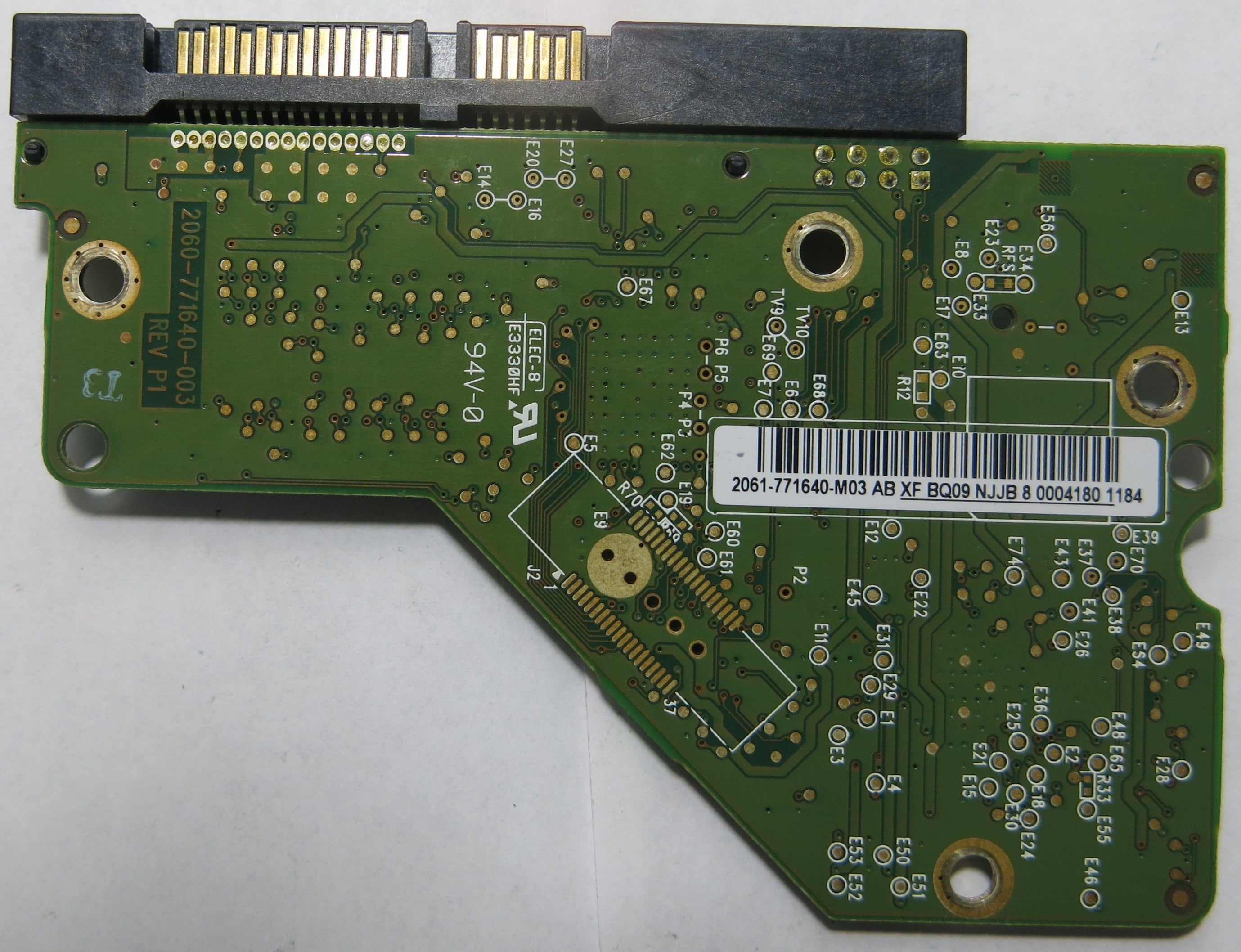 WESTERN DIGITAL 2060-771640-003 REV P1 PCB
