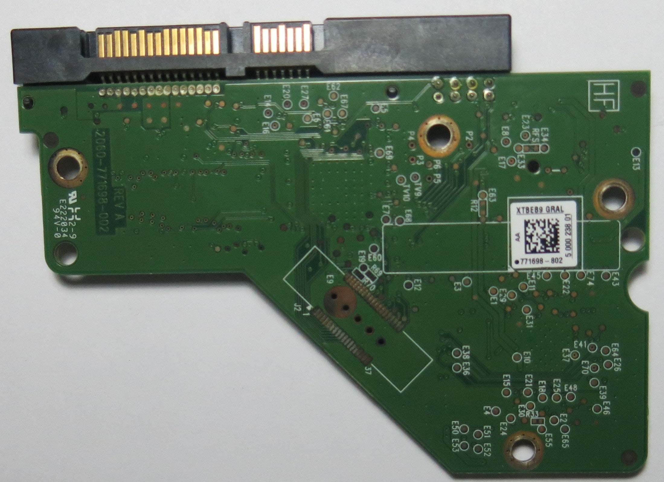WESTERN DIGITAL 2060-771698-002 REV A  PCB