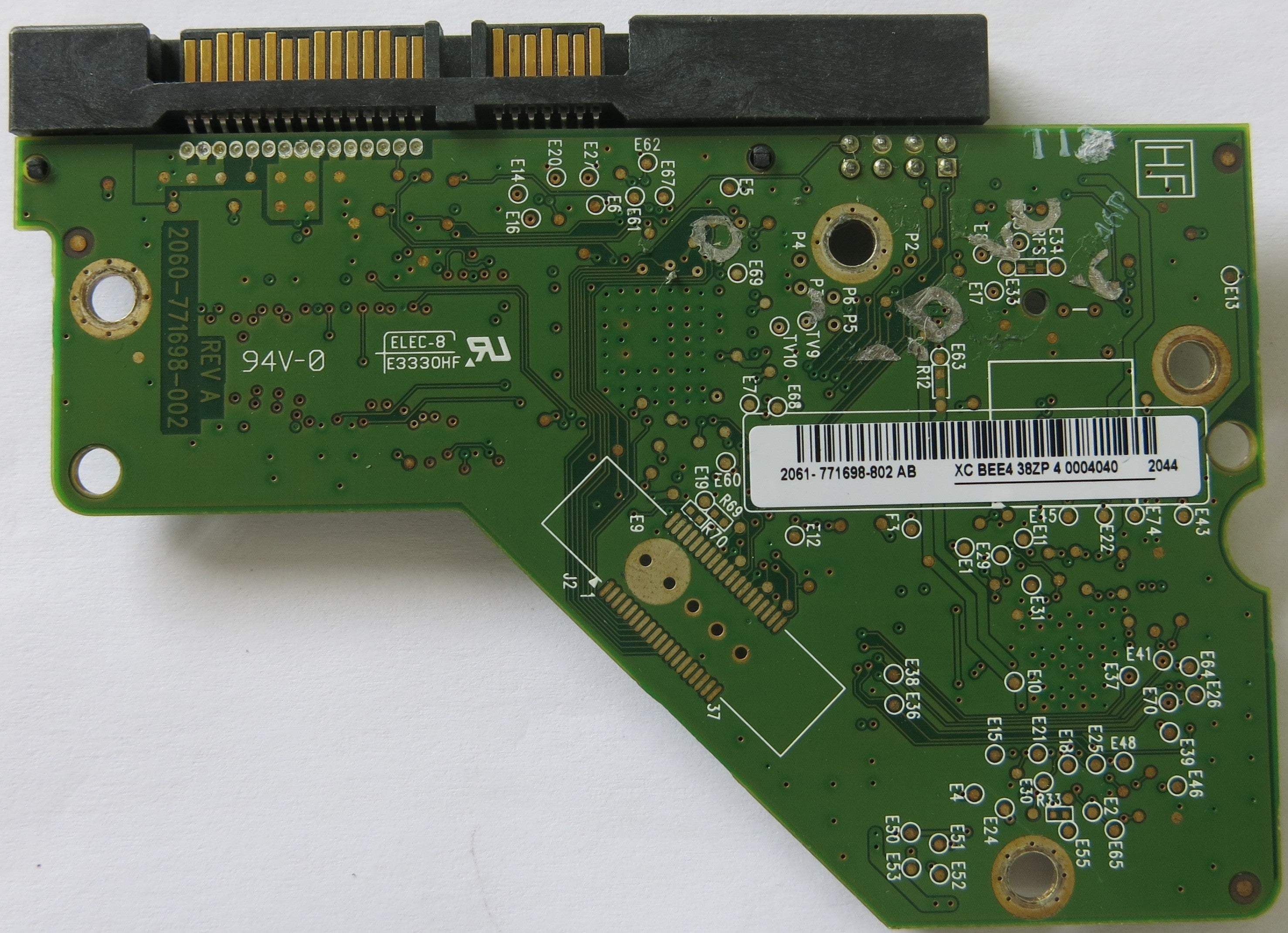 WESTERN DIGITAL 2060-771698-002 REV A PCB