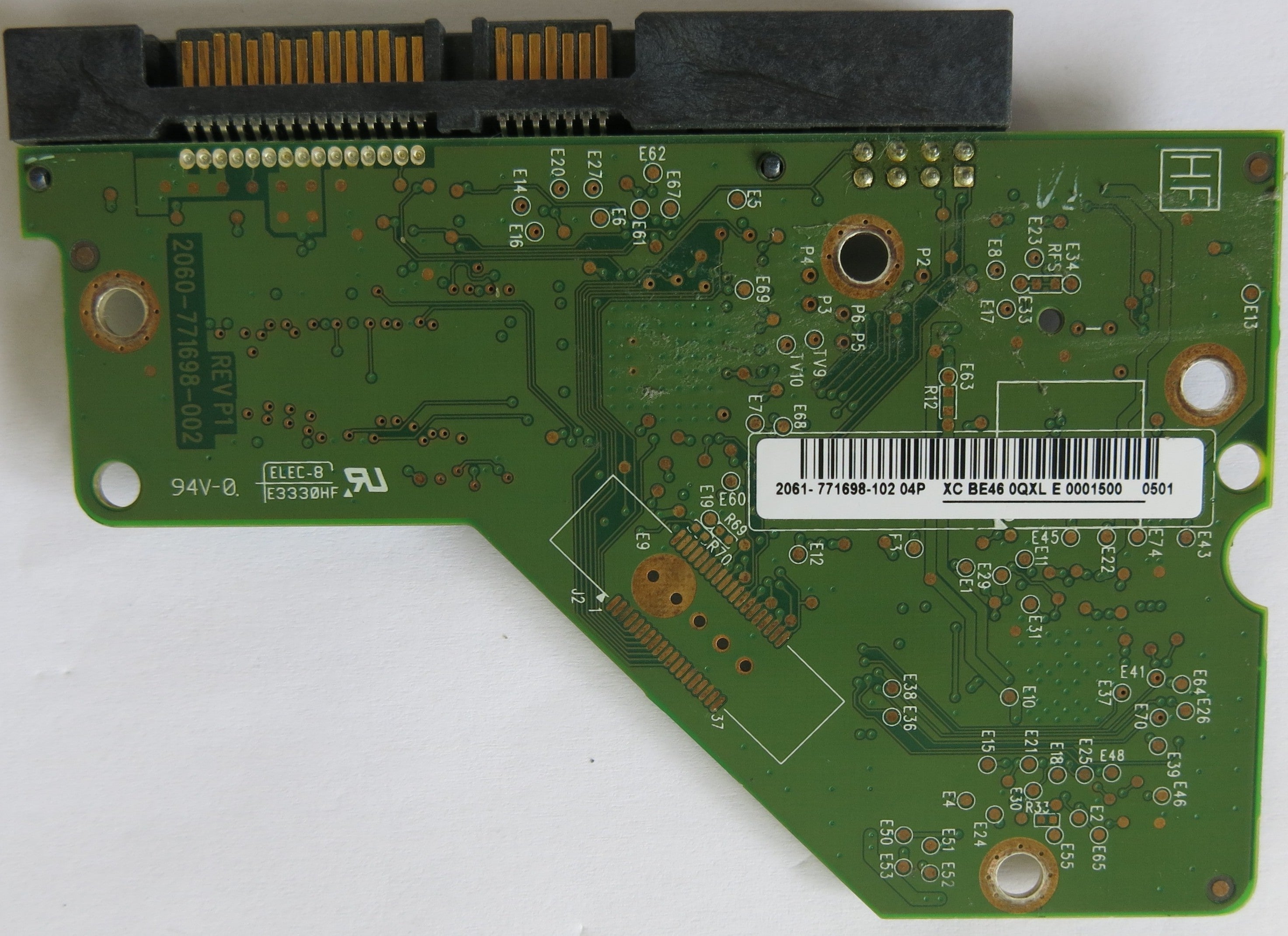 WESTERN DIGITAL 2060-771698-002 REV P1 PCB
