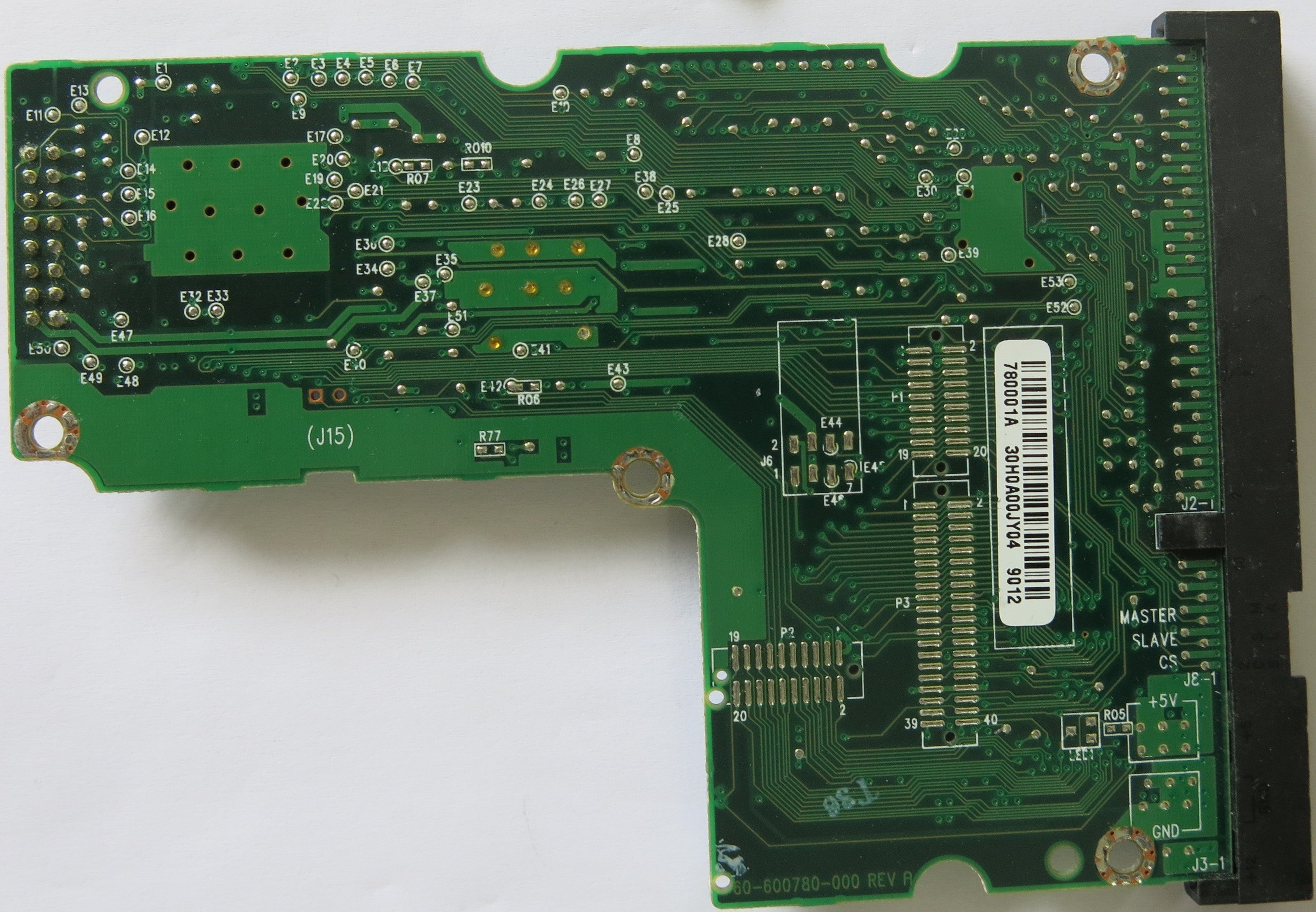WESTERN DIGITAL 60-600780-000 REV A PCB
