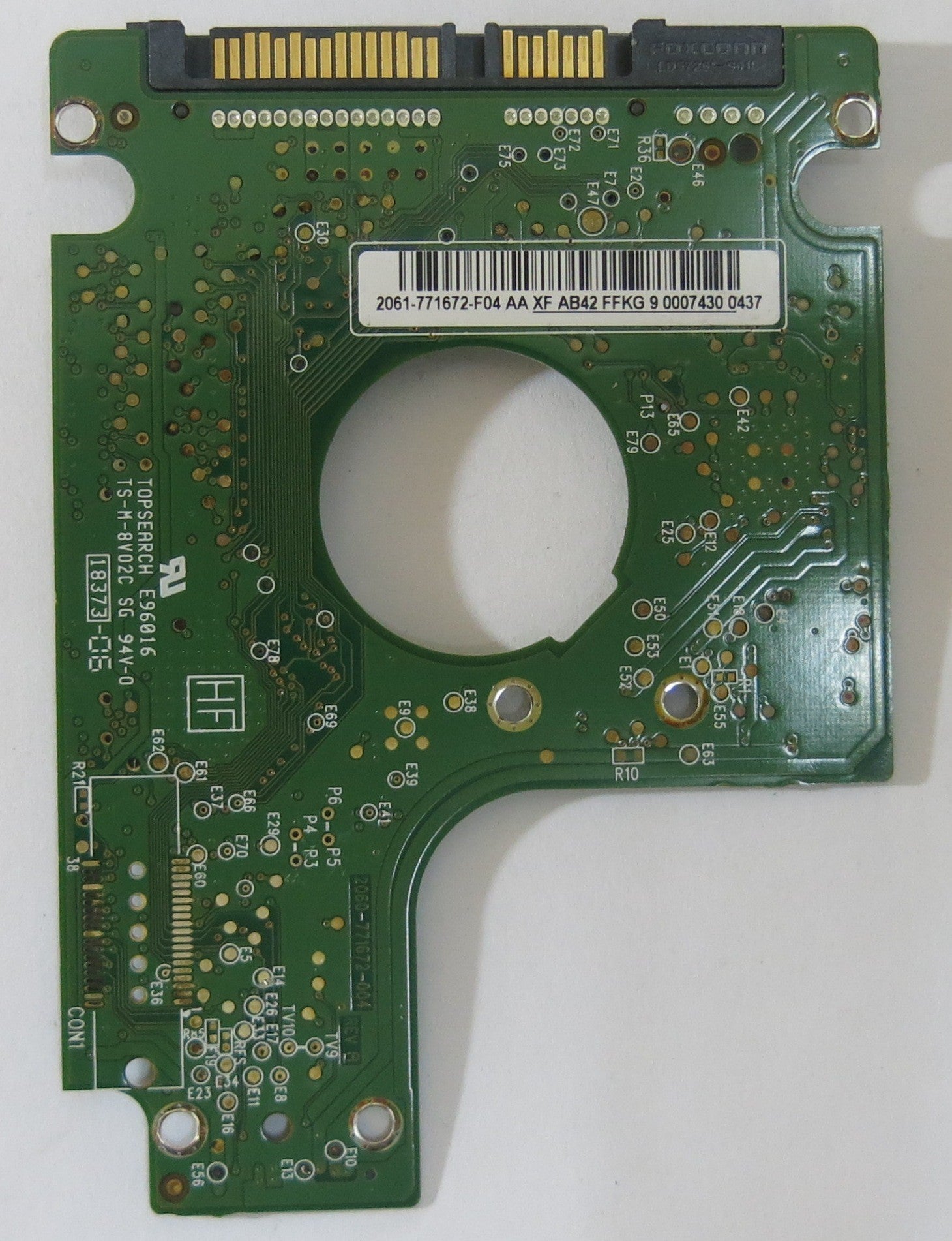 WESTERN DIGITAL D3200BEVT-24A23T0 2060-771672-004 REV A PCB